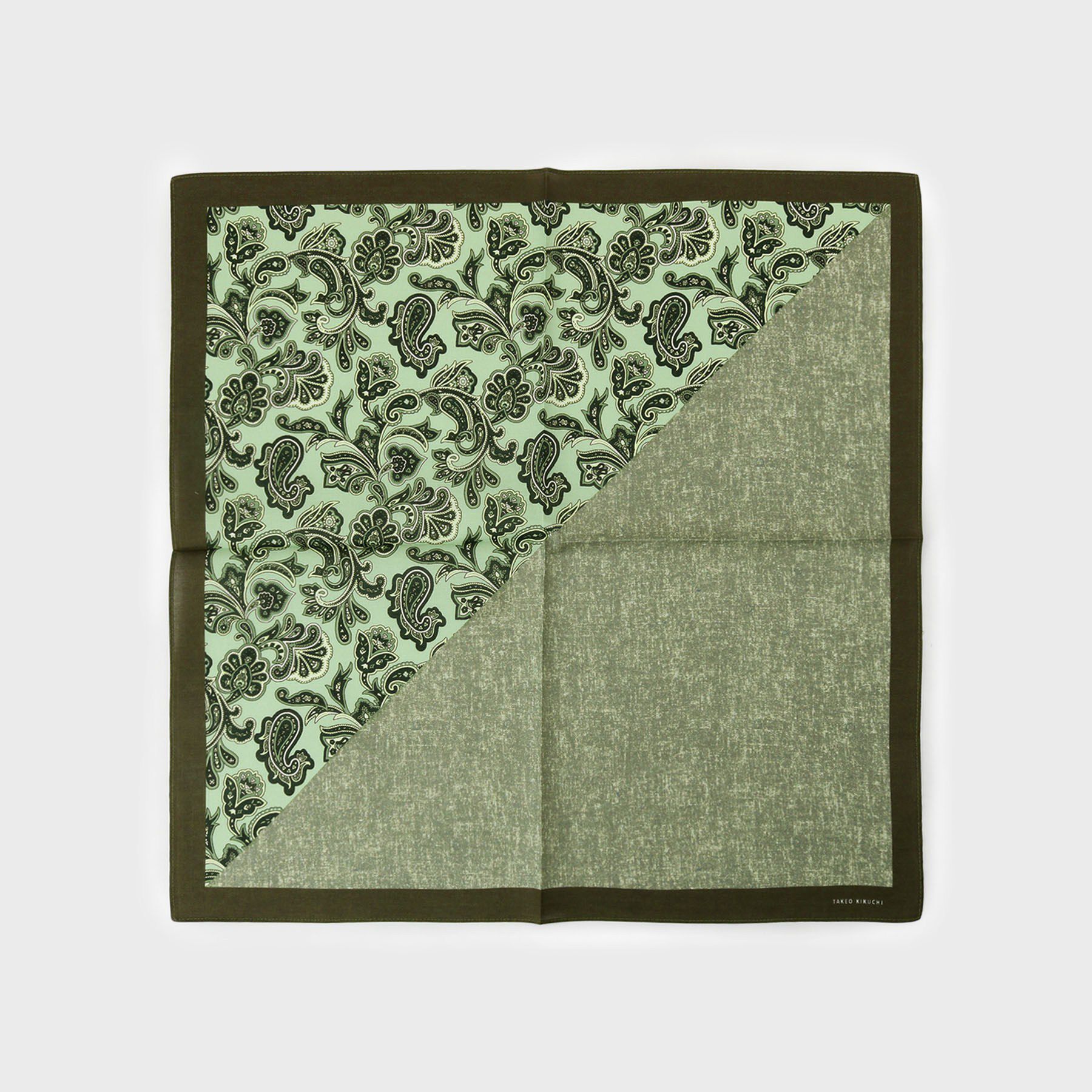 TAKEO KIKUCHI「パターンブロッキング プリントハンカチ」|ハンカチ|