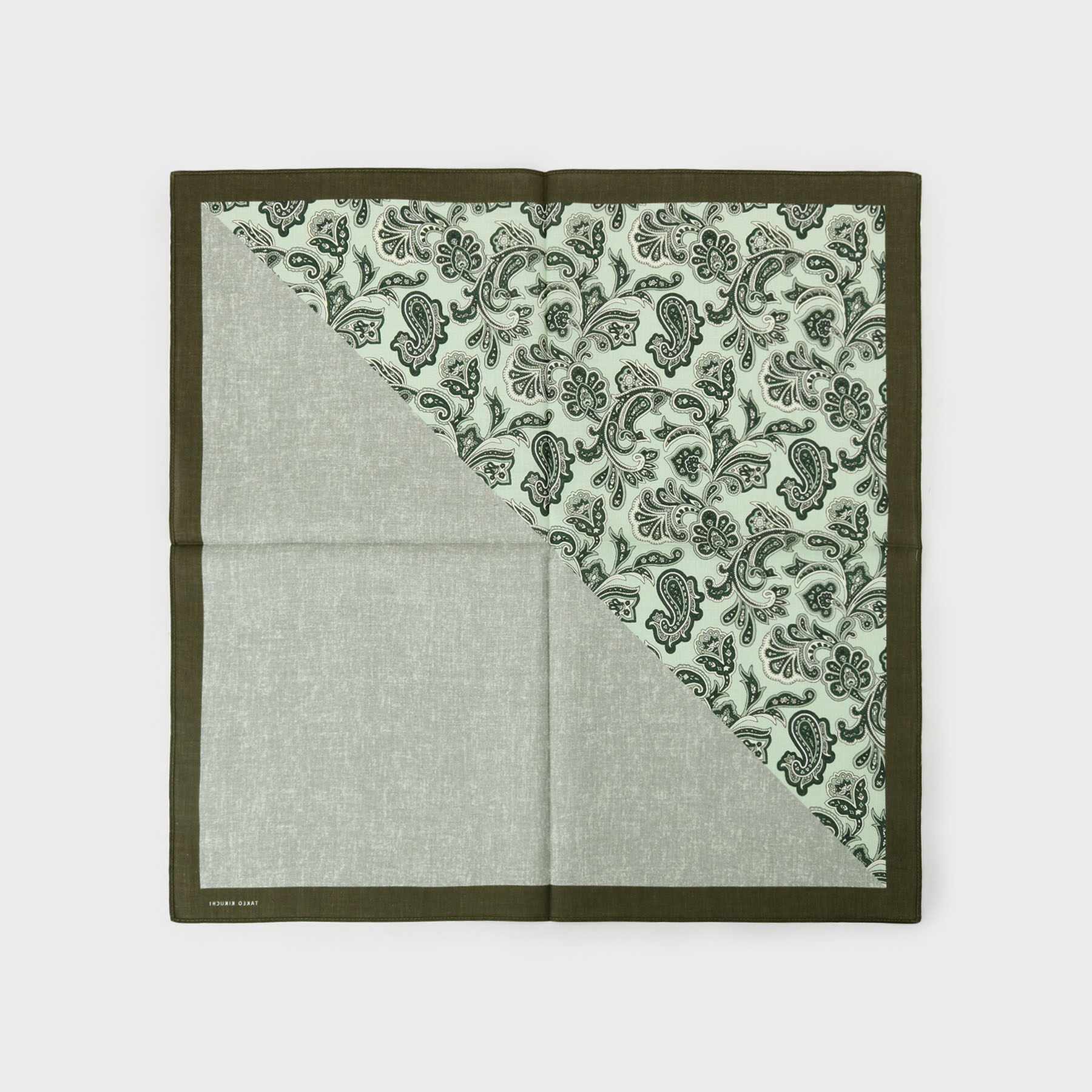 TAKEO KIKUCHI「パターンブロッキング プリントハンカチ」|ハンカチ|