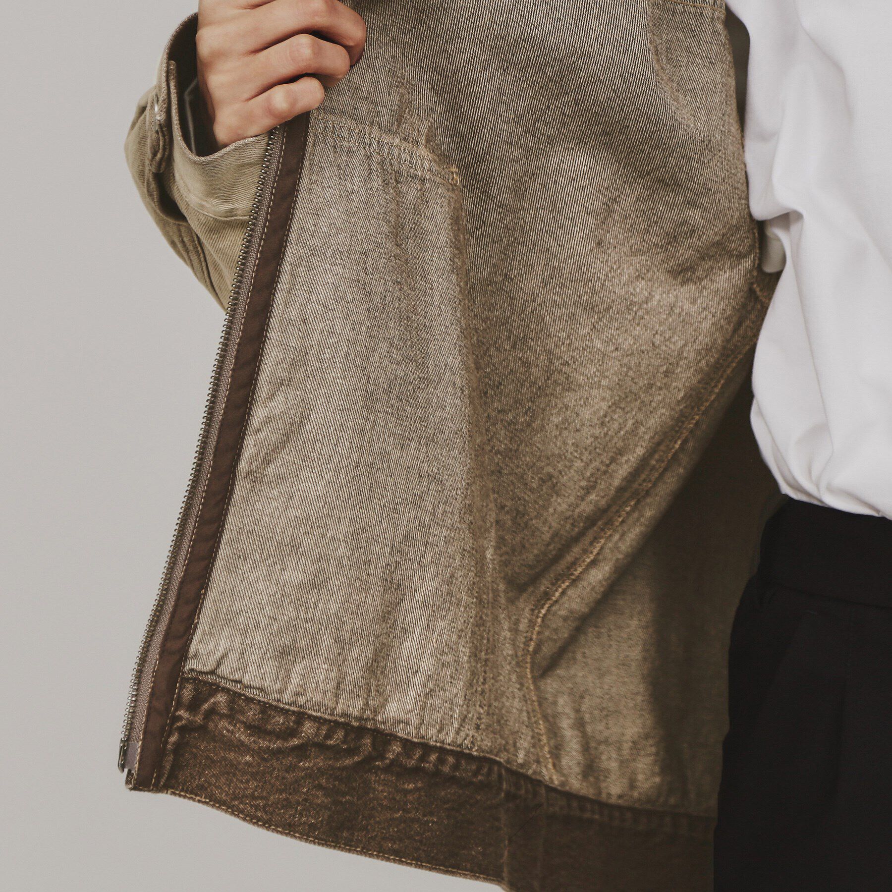 tk.TAKEO KIKUCHI「【セットアップ対応】フーデットデニムブルゾン」|デニムジャケット|