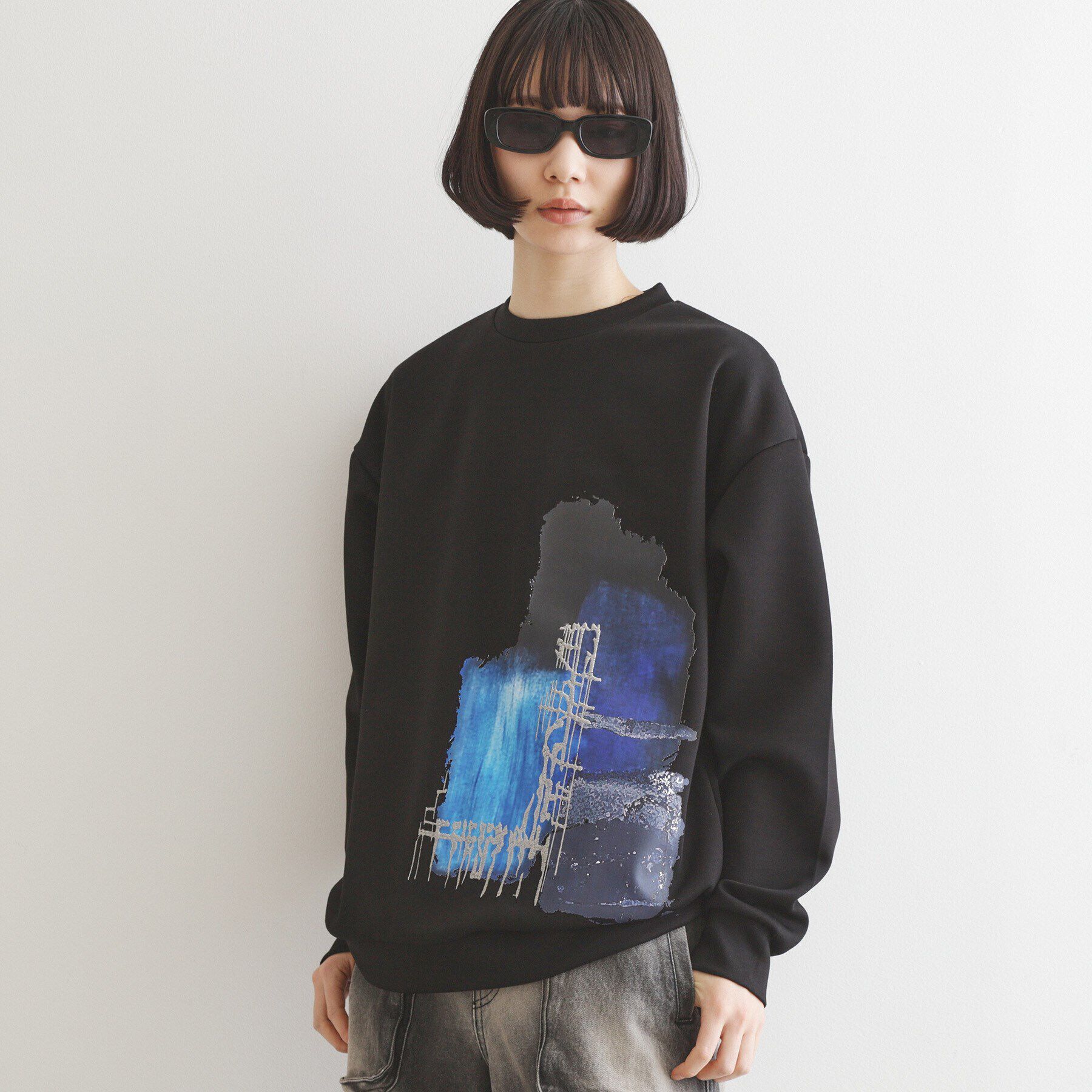 tk.TAKEO KIKUCHI「アブストラクトエンブロカットソー」|Tシャツ・カットソー|