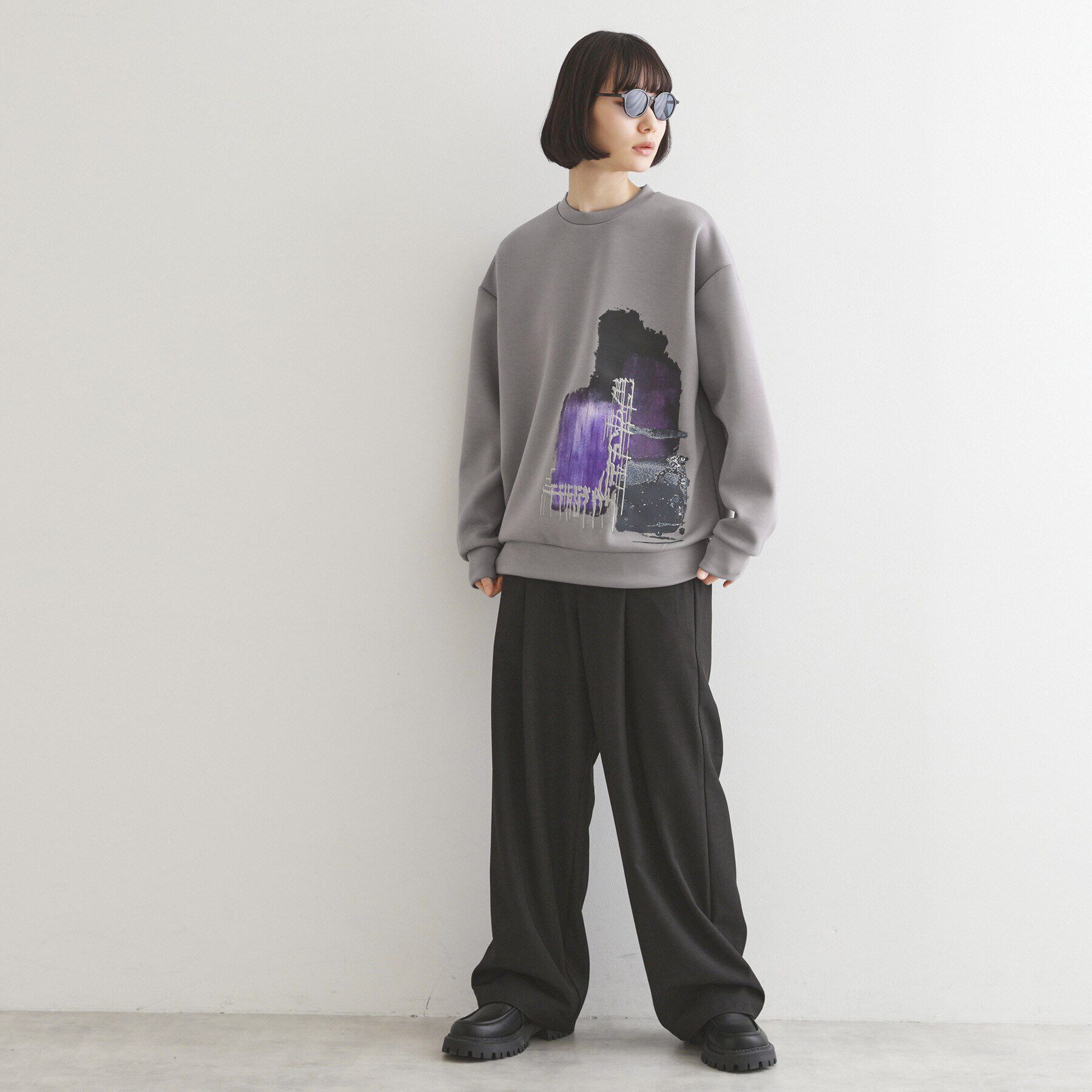 tk.TAKEO KIKUCHI「アブストラクトエンブロカットソー」|Tシャツ・カットソー|