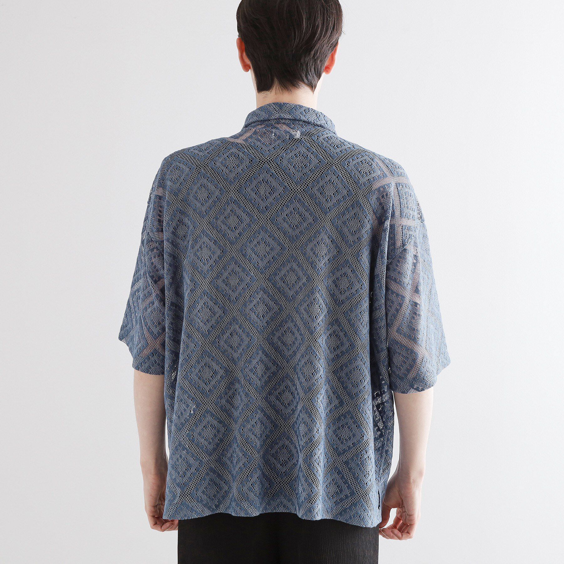 tk.TAKEO KIKUCHI「片染めレースシャツ」|シャツ・ブラウス|