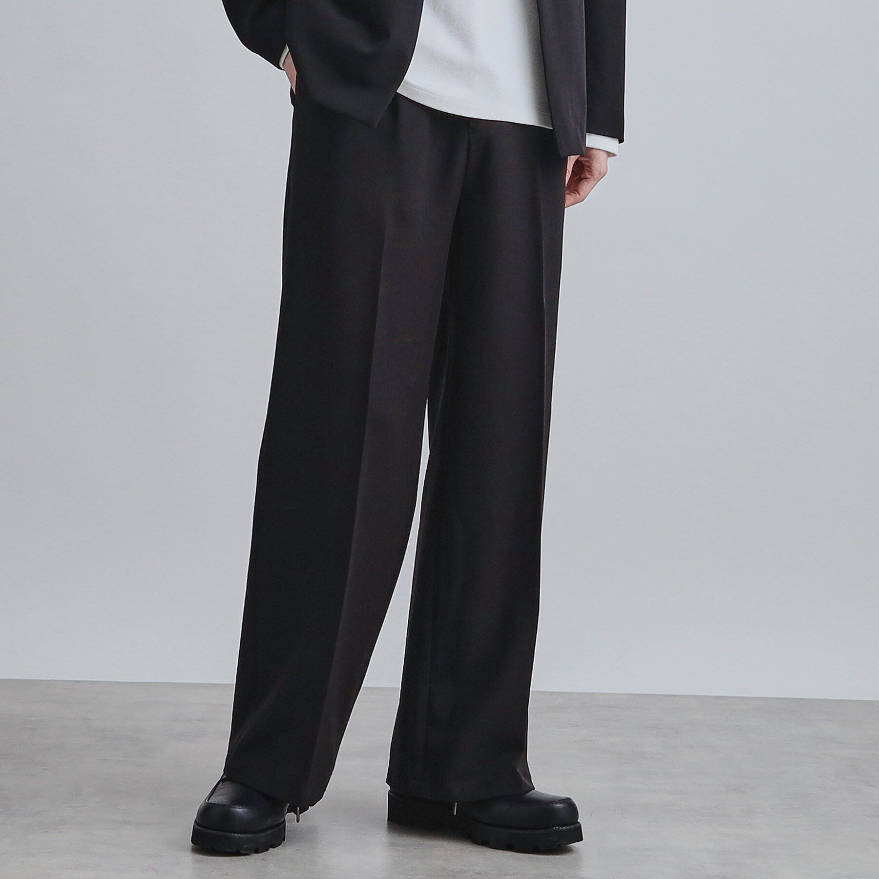 tk.TAKEO KIKUCHI「【セットアップ対応】360度ストレッチ ワイドストレートパンツ」|その他|