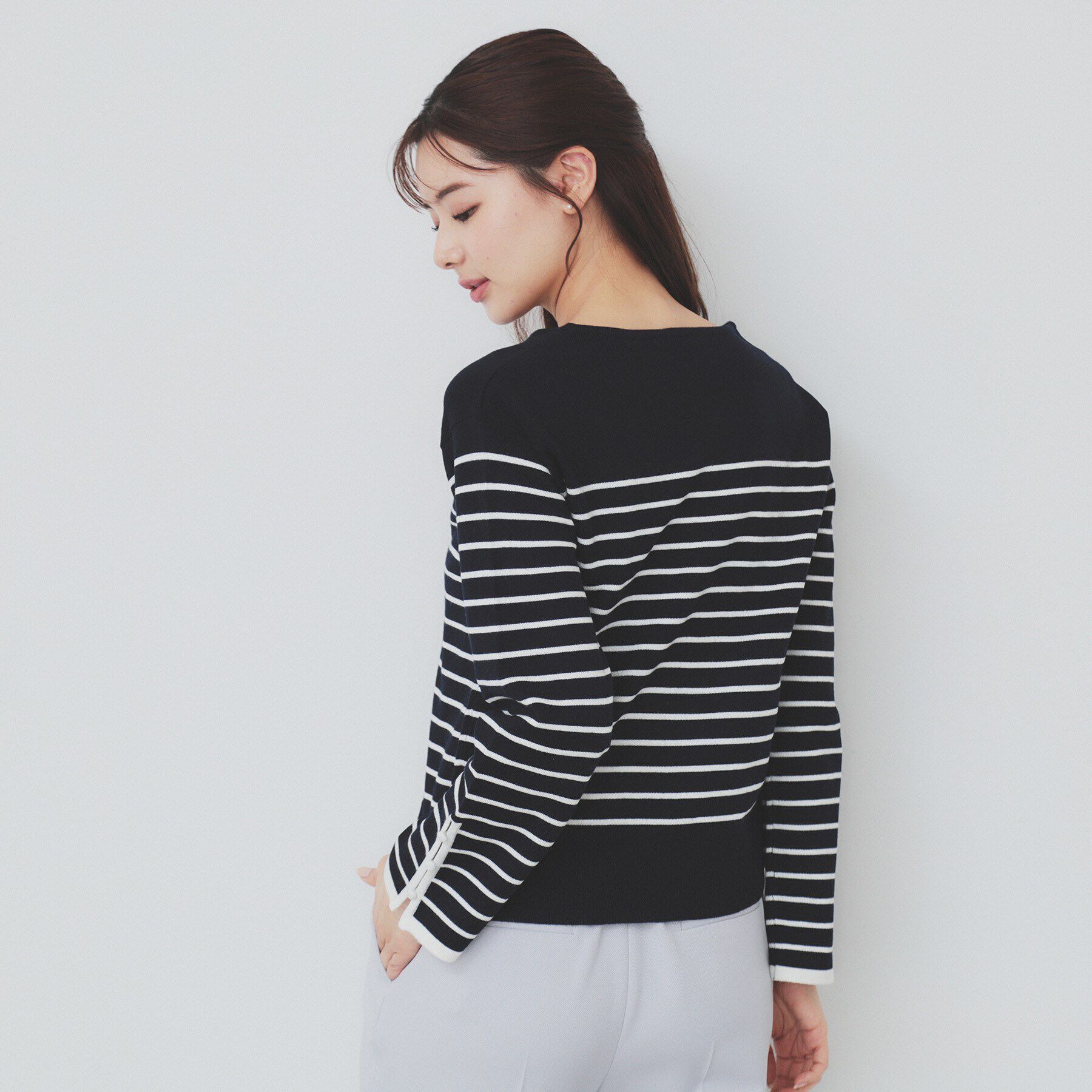 index「袖スリットスリーブニット【洗濯機洗い可】」|ニット・セーター|