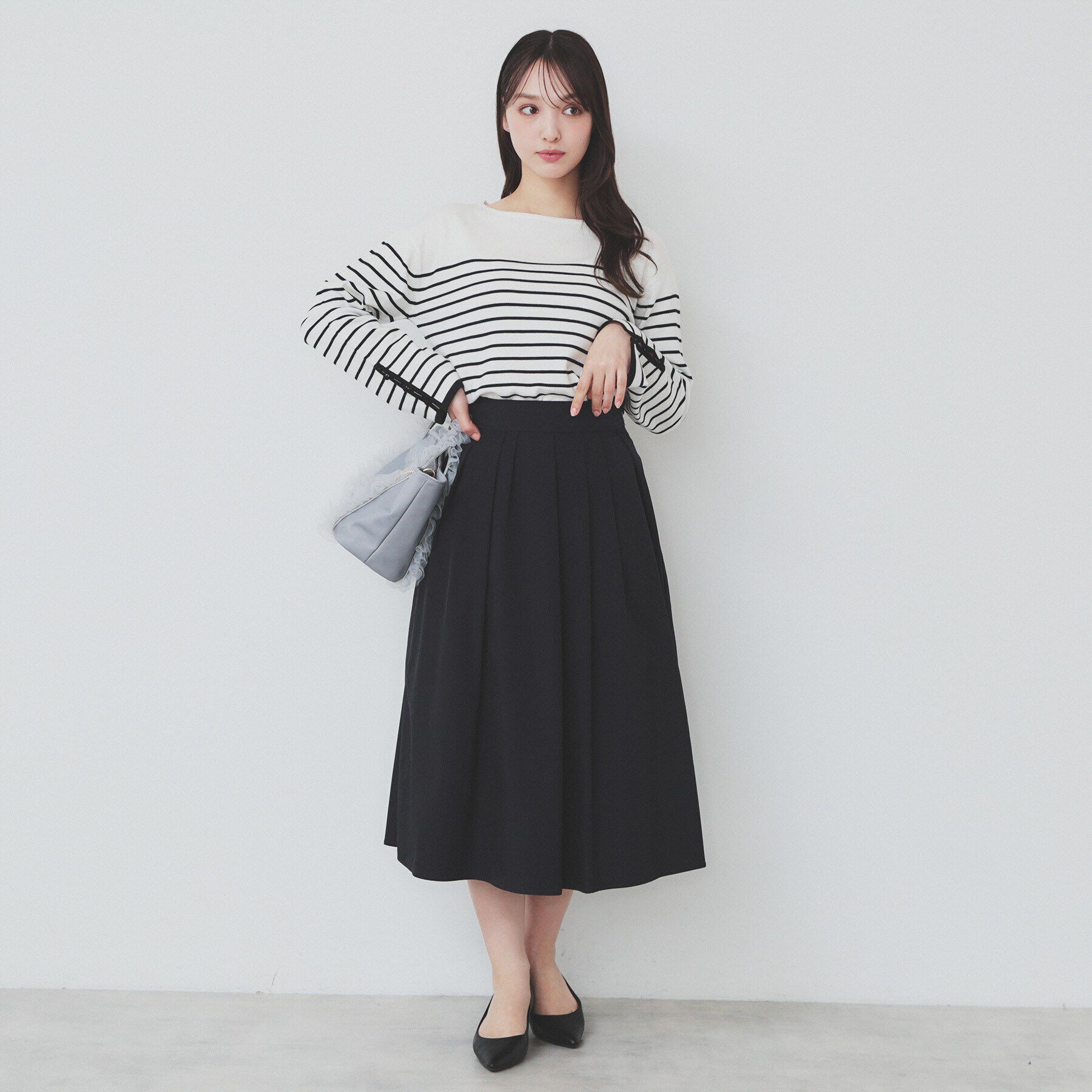 index「袖スリットスリーブニット【洗濯機洗い可】」|ニット・セーター|