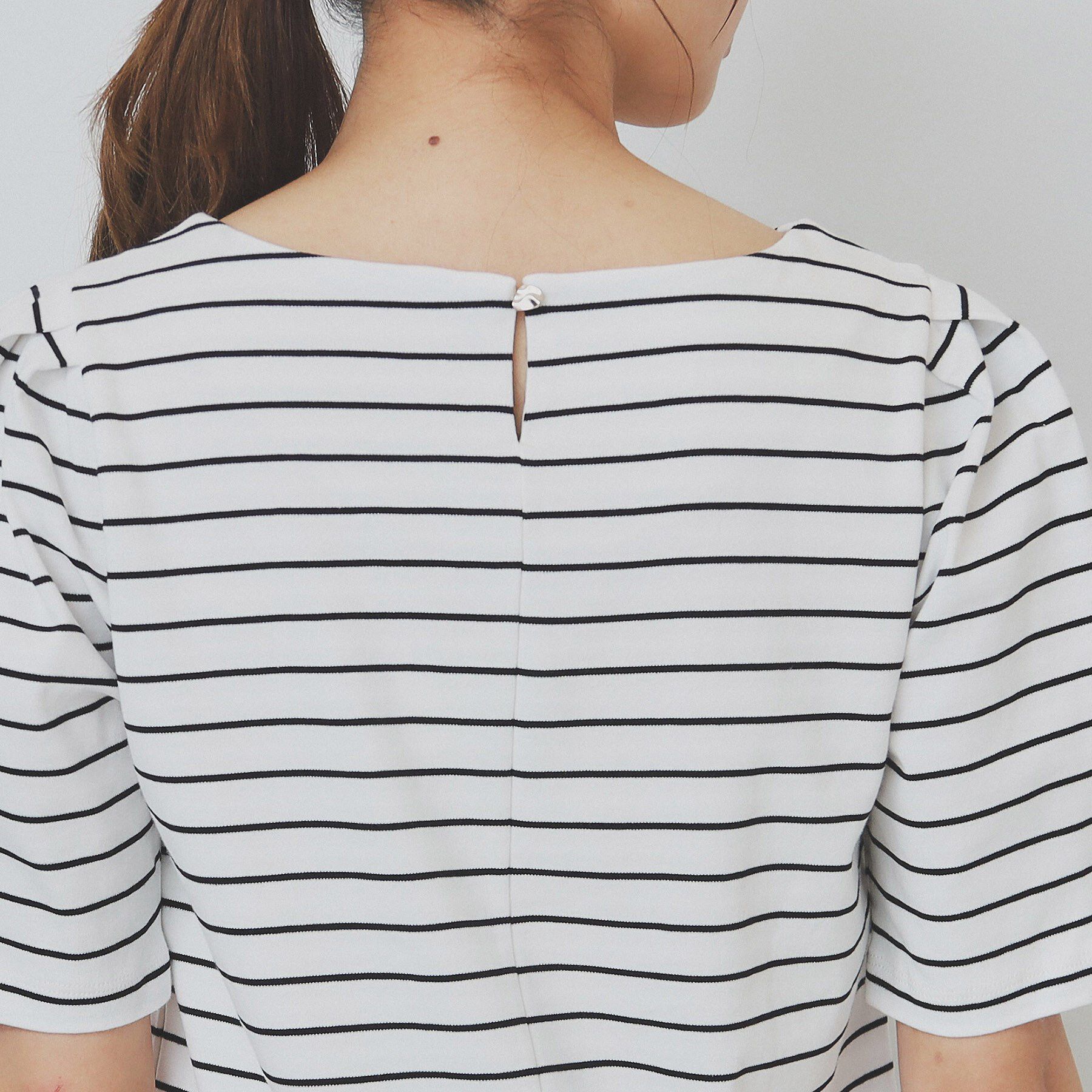 index「《10色展開/XS-LLサイズ》コットンスムースタックスリーブトップス【UV/接触冷感/洗濯機洗い可」|Tシャツ・カットソー|