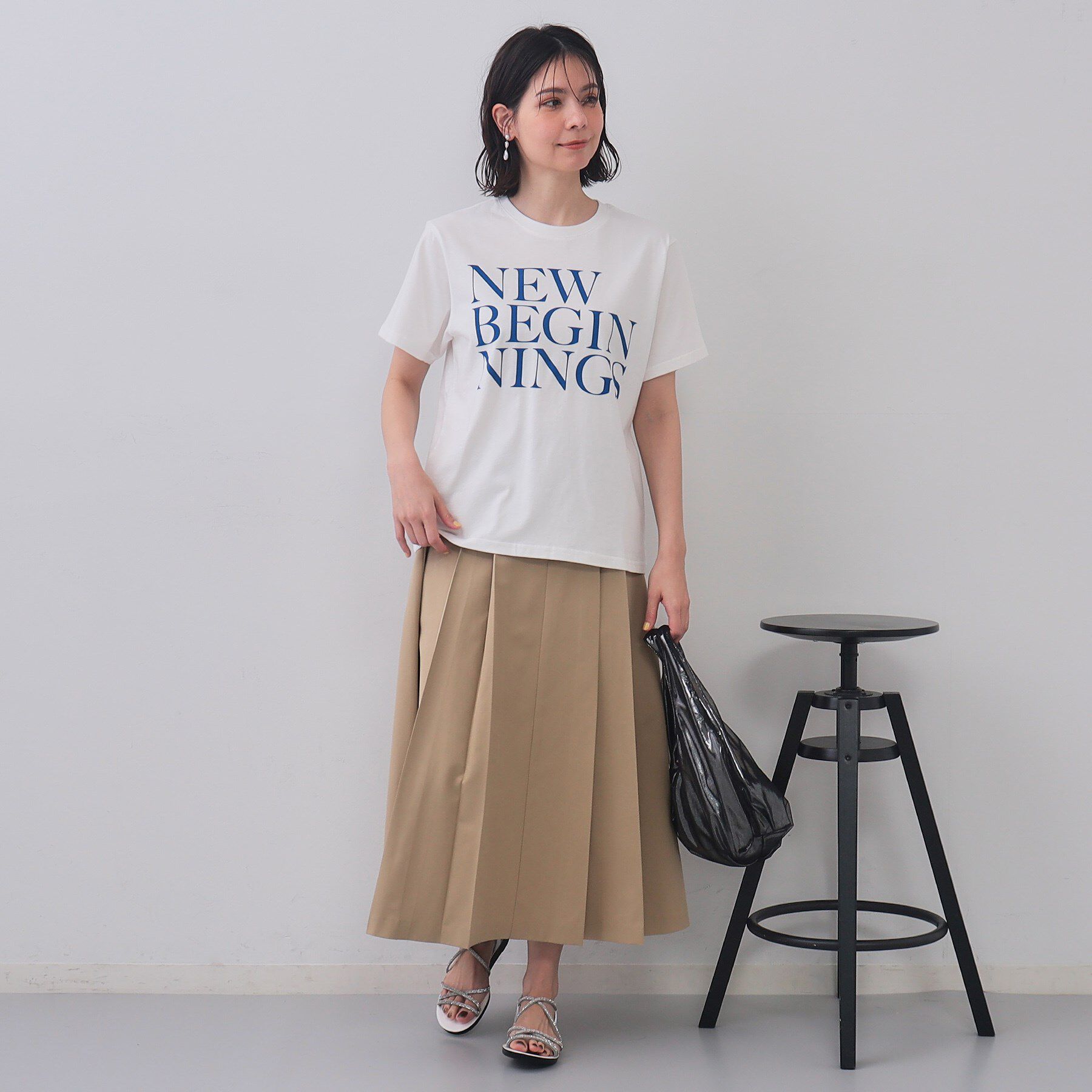 OPAQUE.CLIP「BIGロゴTシャツ【洗濯機洗い可】」|Tシャツ・カットソー|