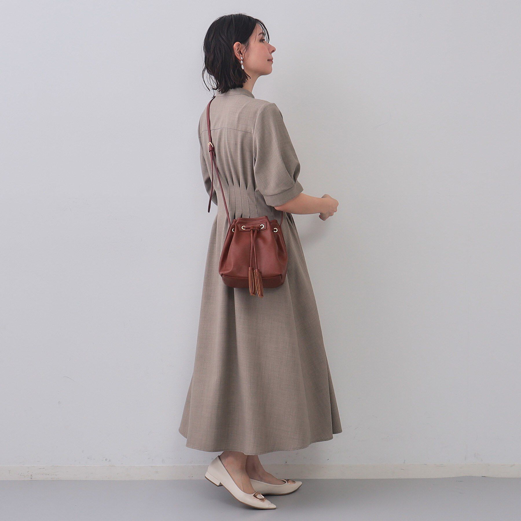 OPAQUE.CLIP「タッセル巾着デザインミニショルダーバッグ」|ショルダー・メッセンジャー|