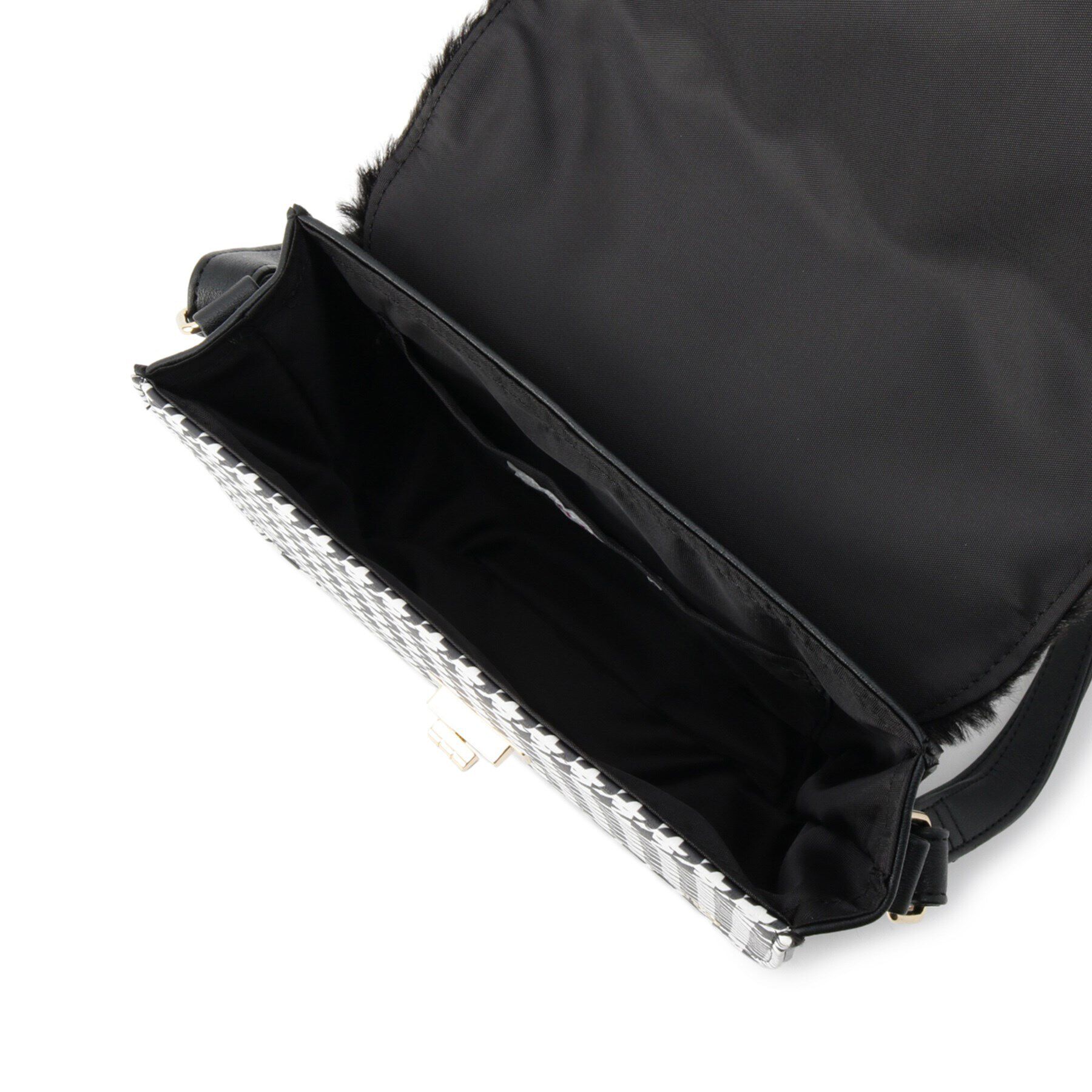 PINK-latte「ファー千鳥ショルダー」|ショルダー・メッセンジャー|