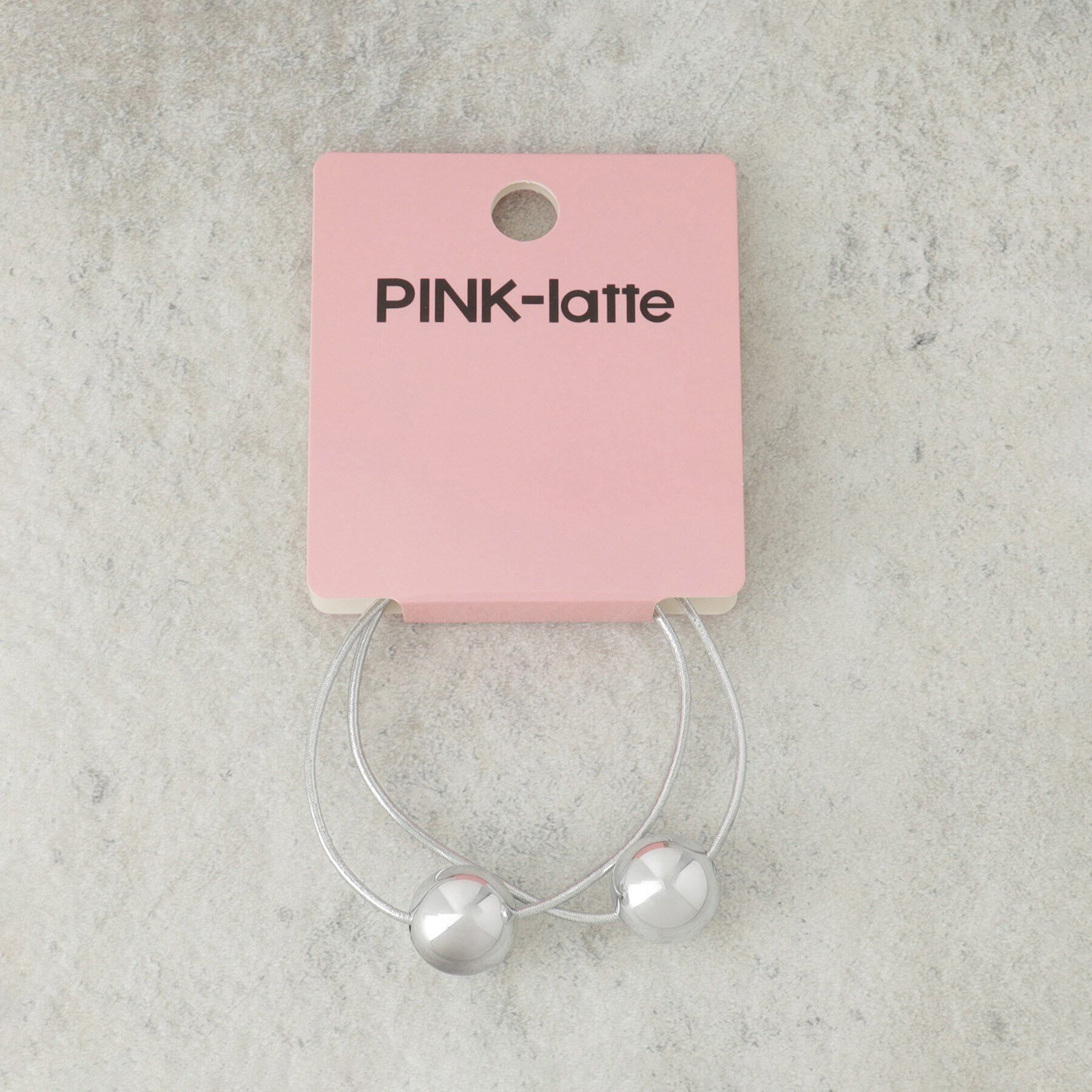 PINK-latte「シルバー調ボールゴム」|その他|
