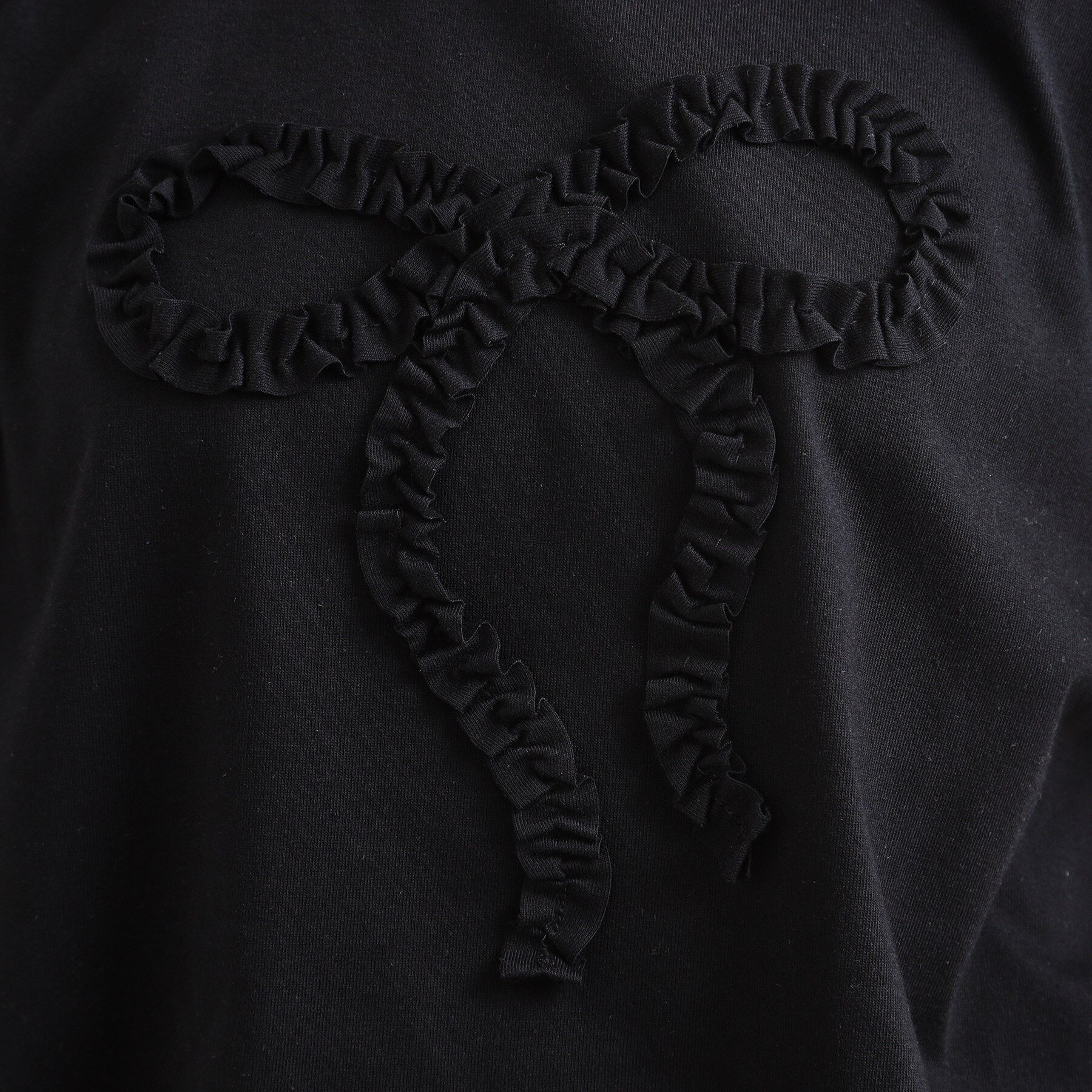 PINK-latte「フリルリボンTシャツ」|Tシャツ・カットソー|