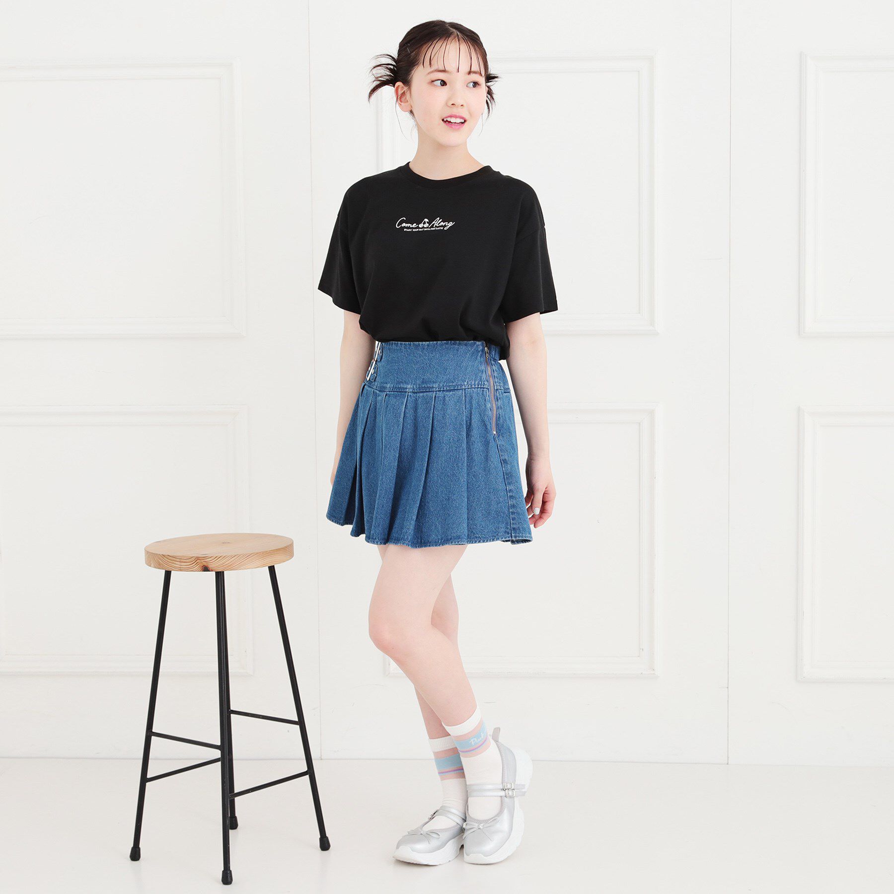 PINK-latte「バックプリントTシャツ」|Tシャツ・カットソー|