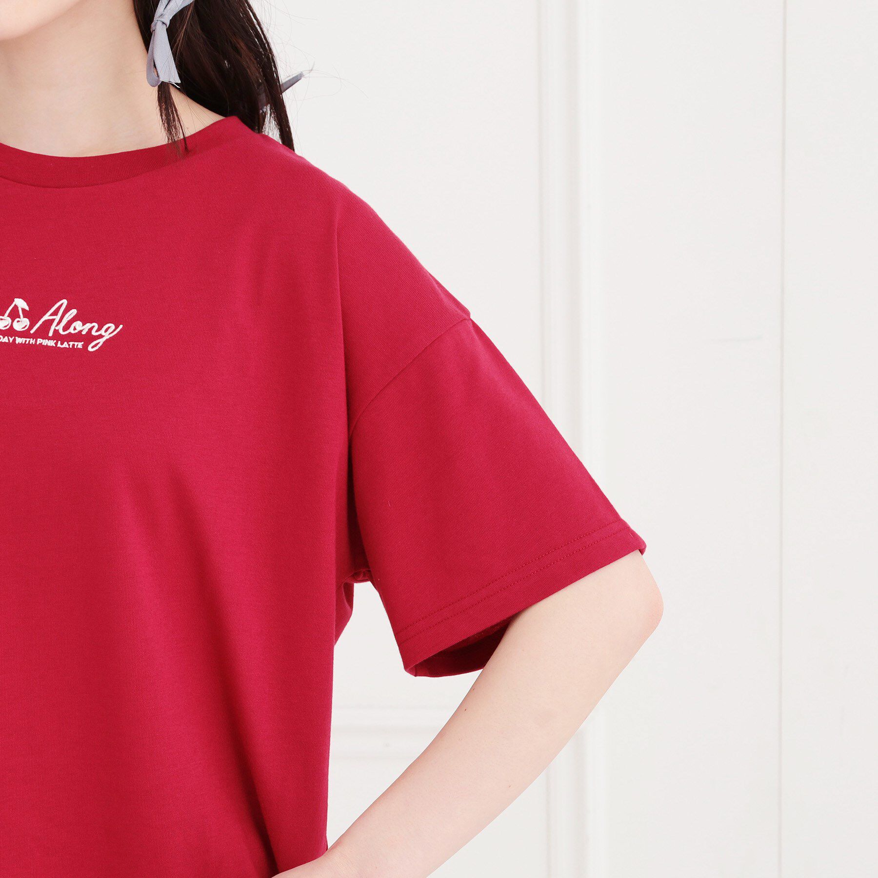 PINK-latte「バックプリントTシャツ」|Tシャツ・カットソー|