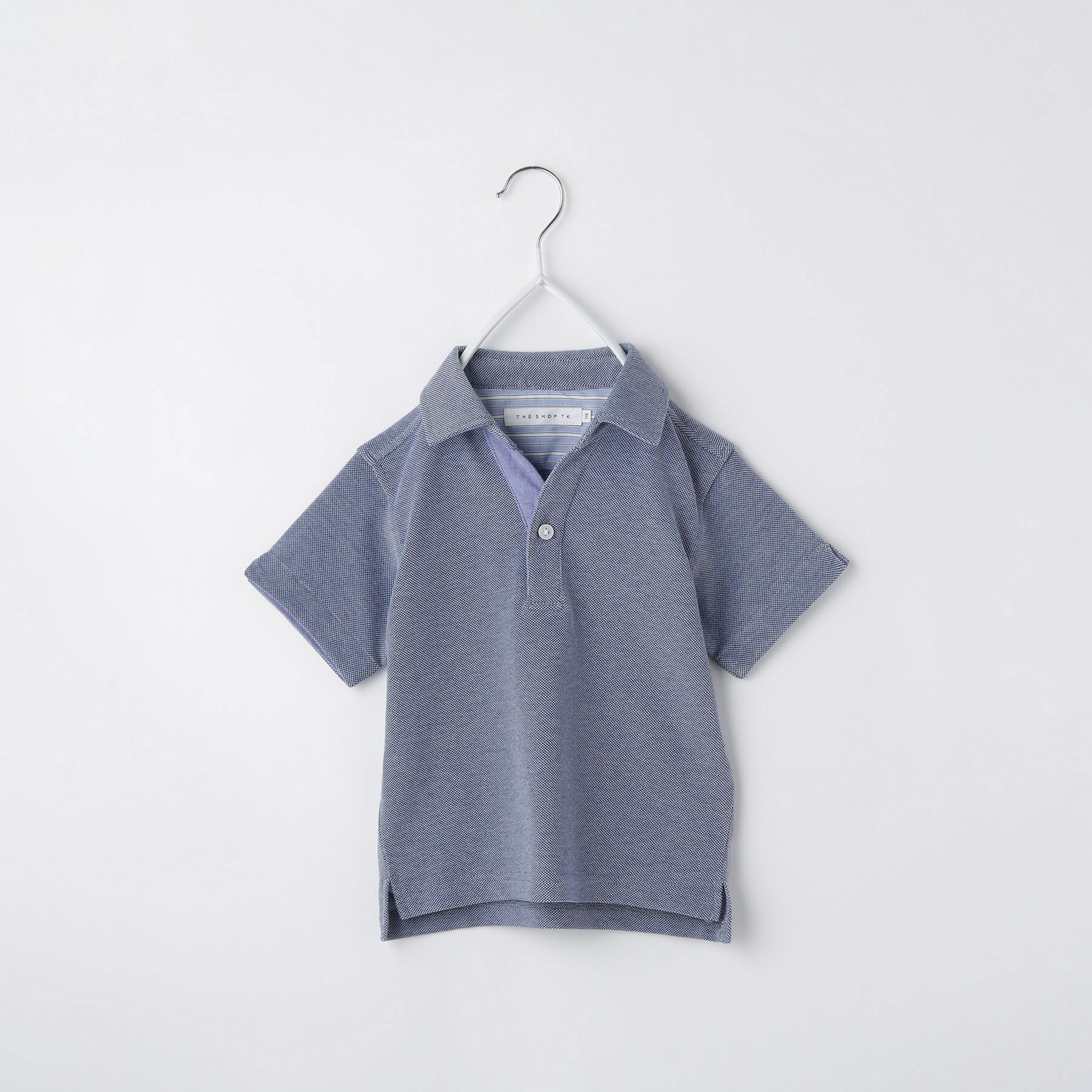 THE SHOP TK「【110-150】カノコポロシャツ/洗濯機OK・パパとおそろい」|Tシャツ・カットソー|