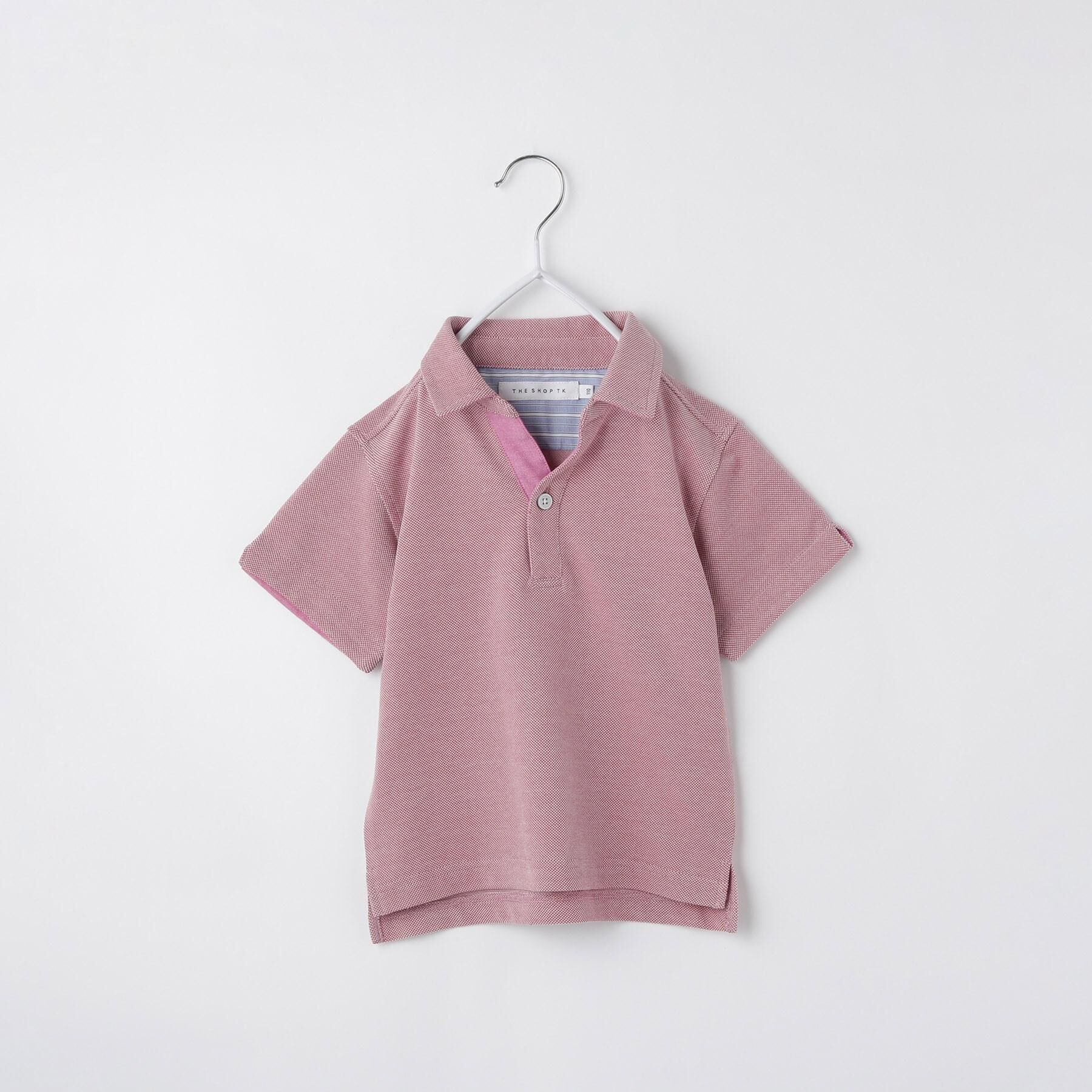 THE SHOP TK「【110-150】カノコポロシャツ/洗濯機OK・パパとおそろい」|Tシャツ・カットソー|