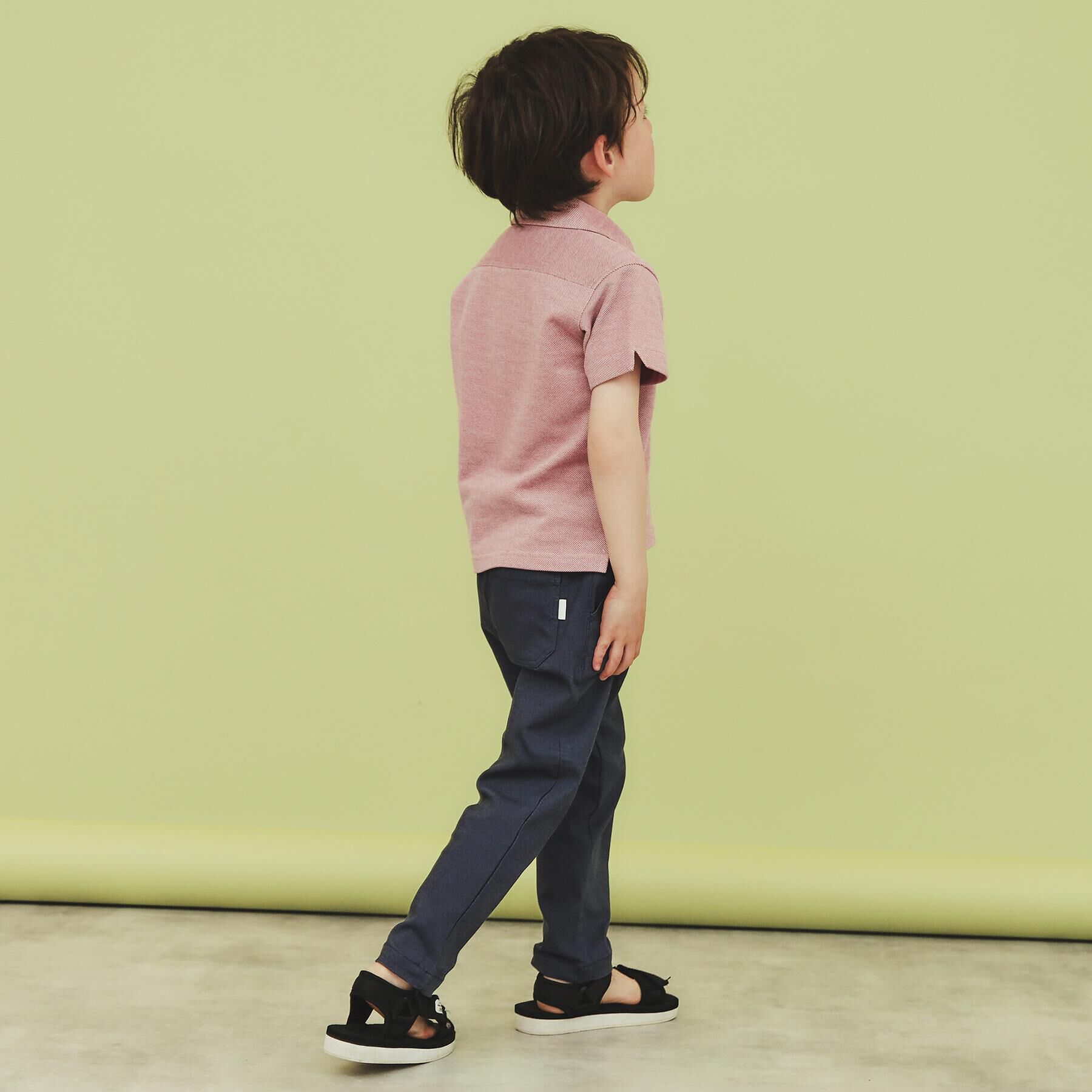 THE SHOP TK「【110-150】カノコポロシャツ/洗濯機OK・パパとおそろい」|Tシャツ・カットソー|