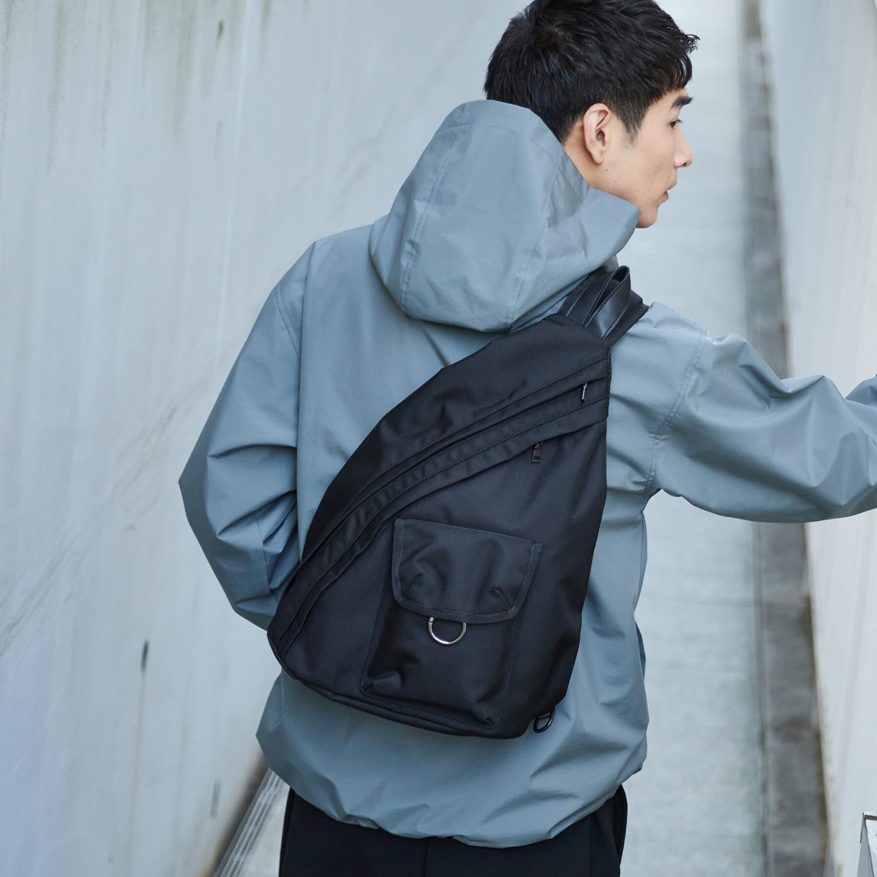 THE SHOP TK「ツイル スリング ショルダーバック」|その他|ブラック(019)