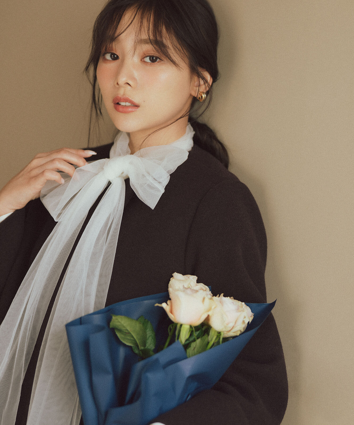  「ノーカラーミドルコート」|ブルゾン・スタジャン|