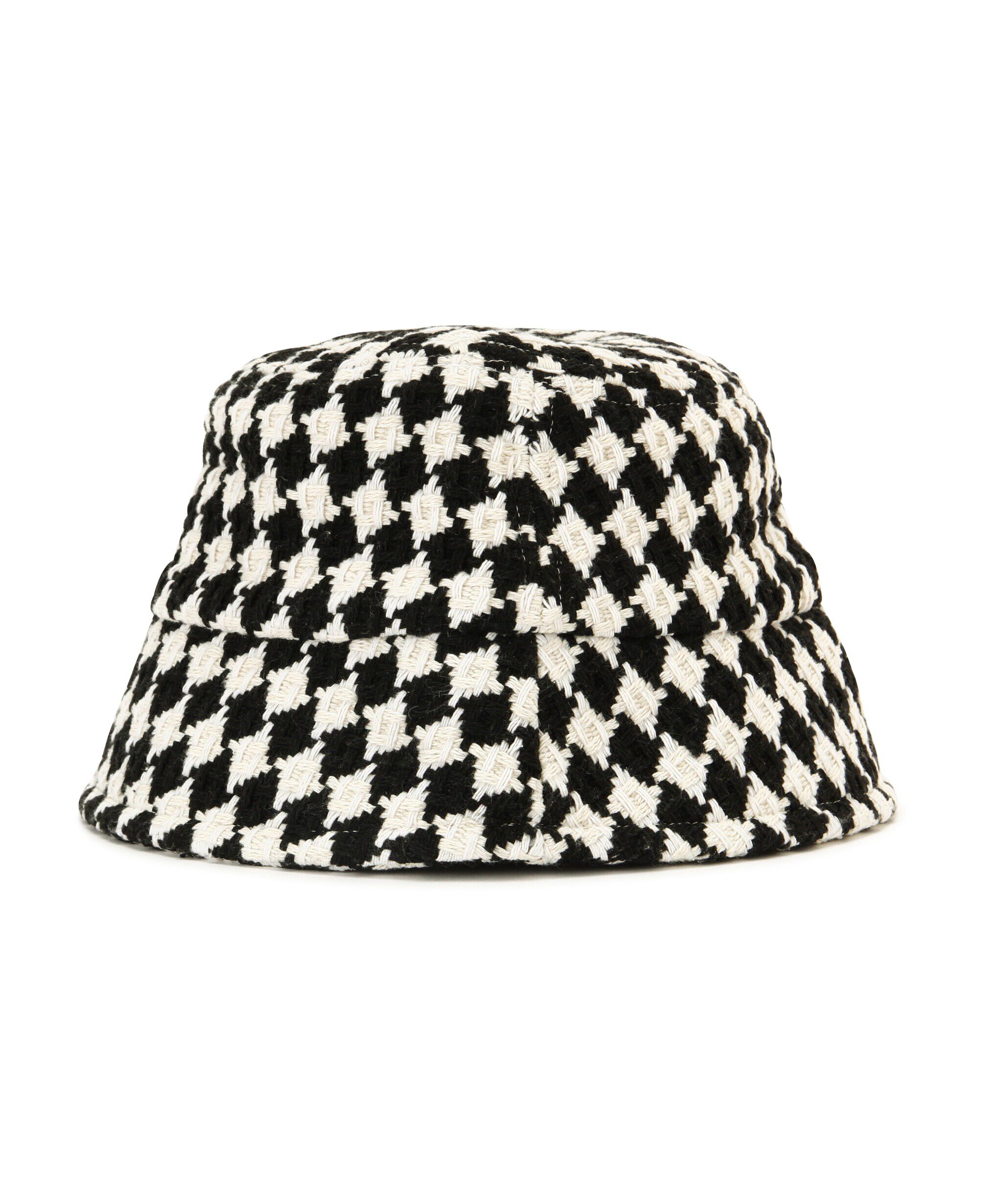  「チェッカー柄ダウンブリムバケット」|ソックス|