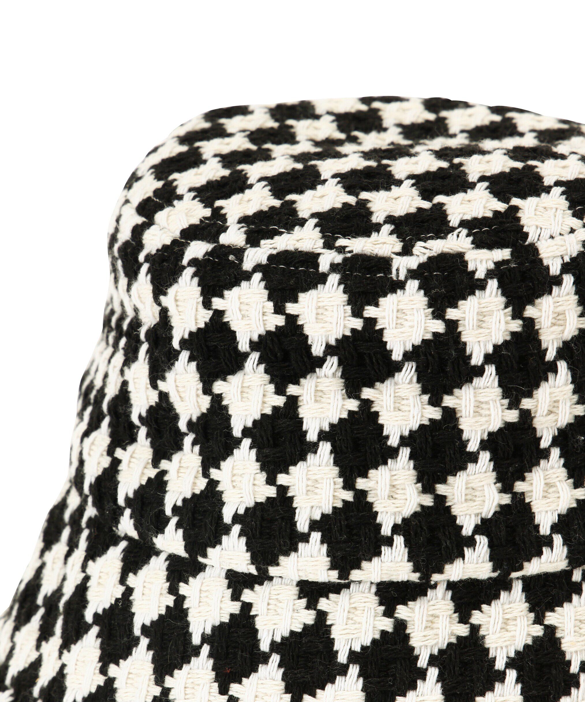  「チェッカー柄ダウンブリムバケット」|ソックス|