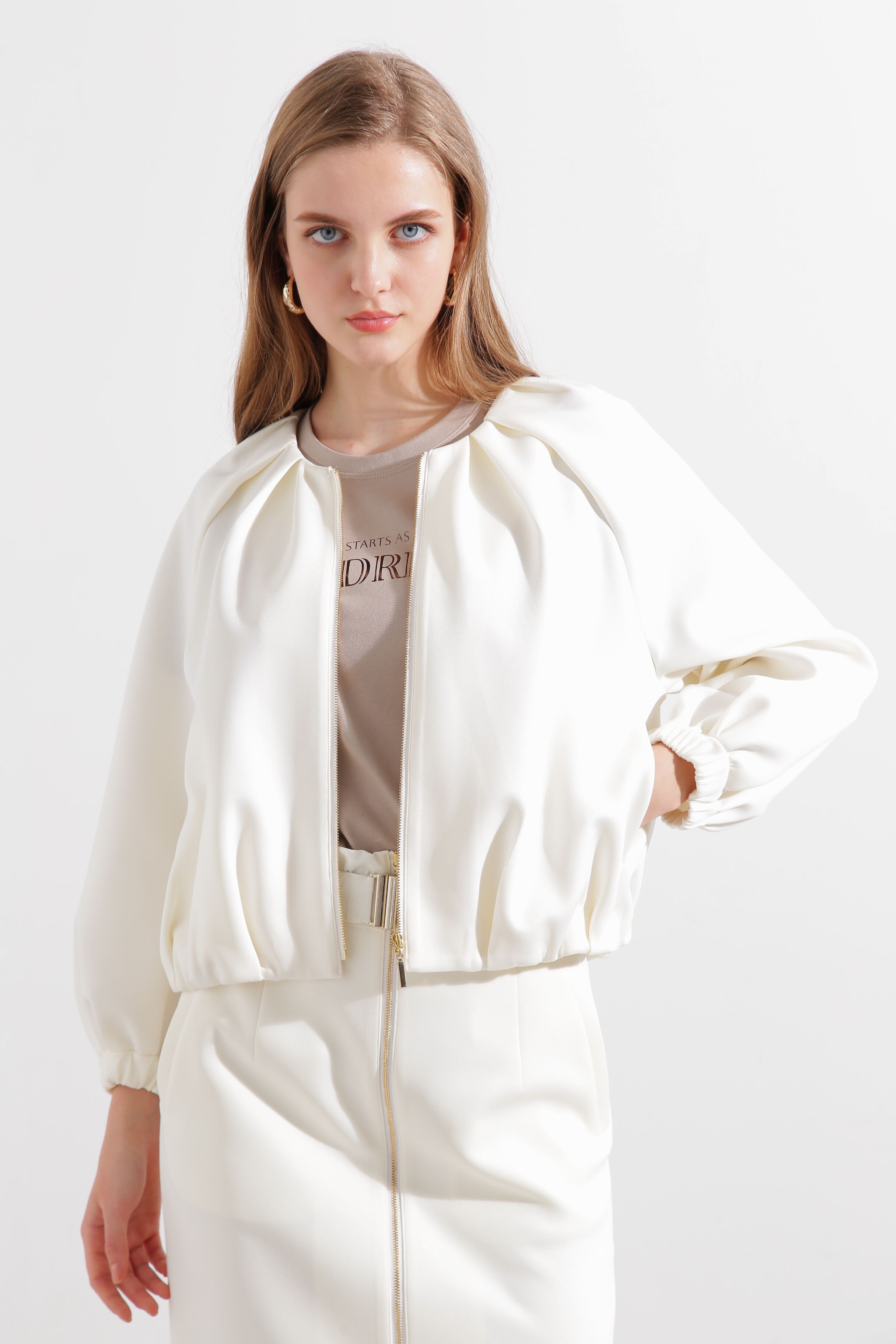  「◆ダンボールノーカラーブルゾン」|その他|