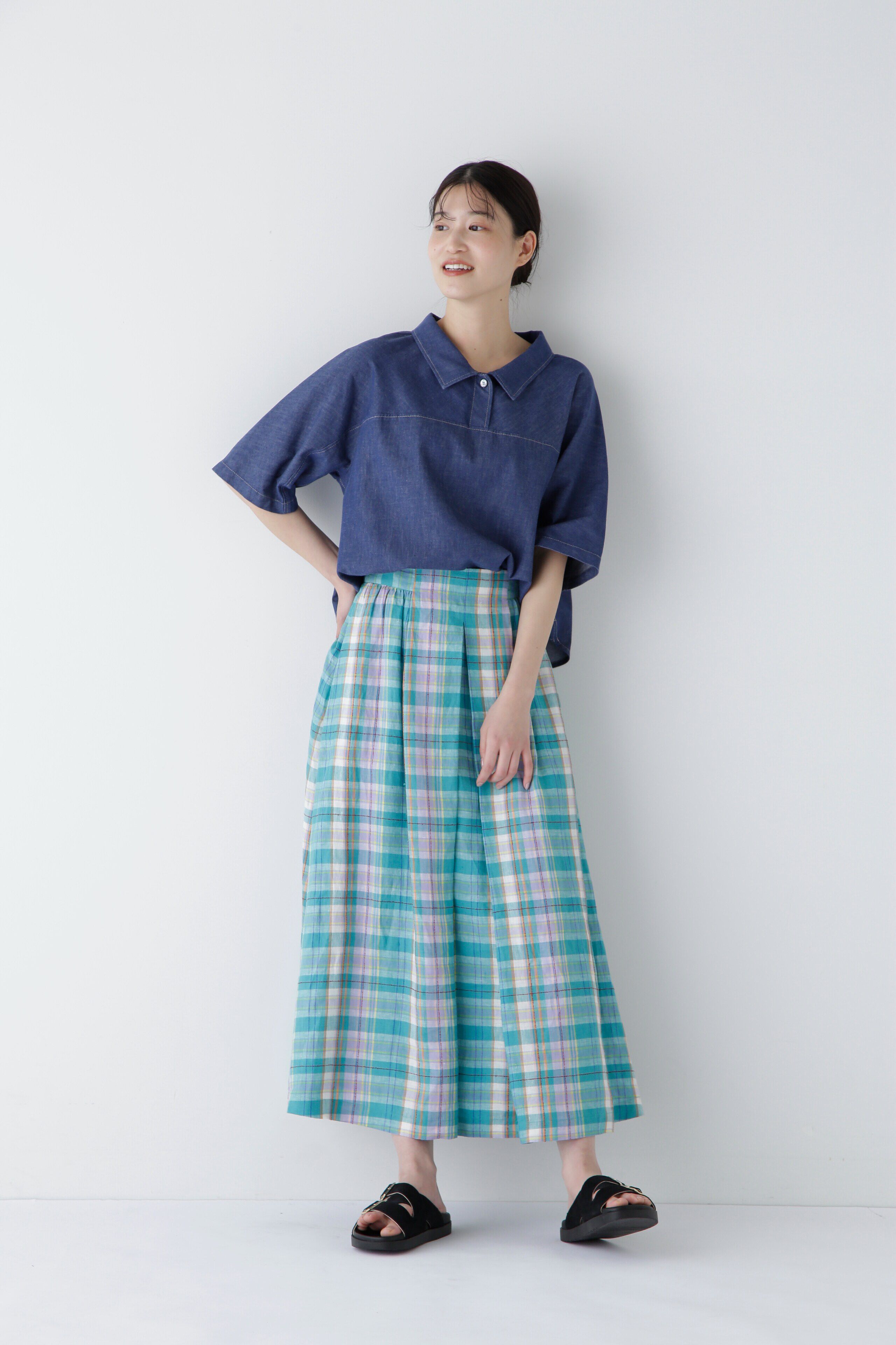  「◆オリジナルチェックボリュームスカート」|スカート|