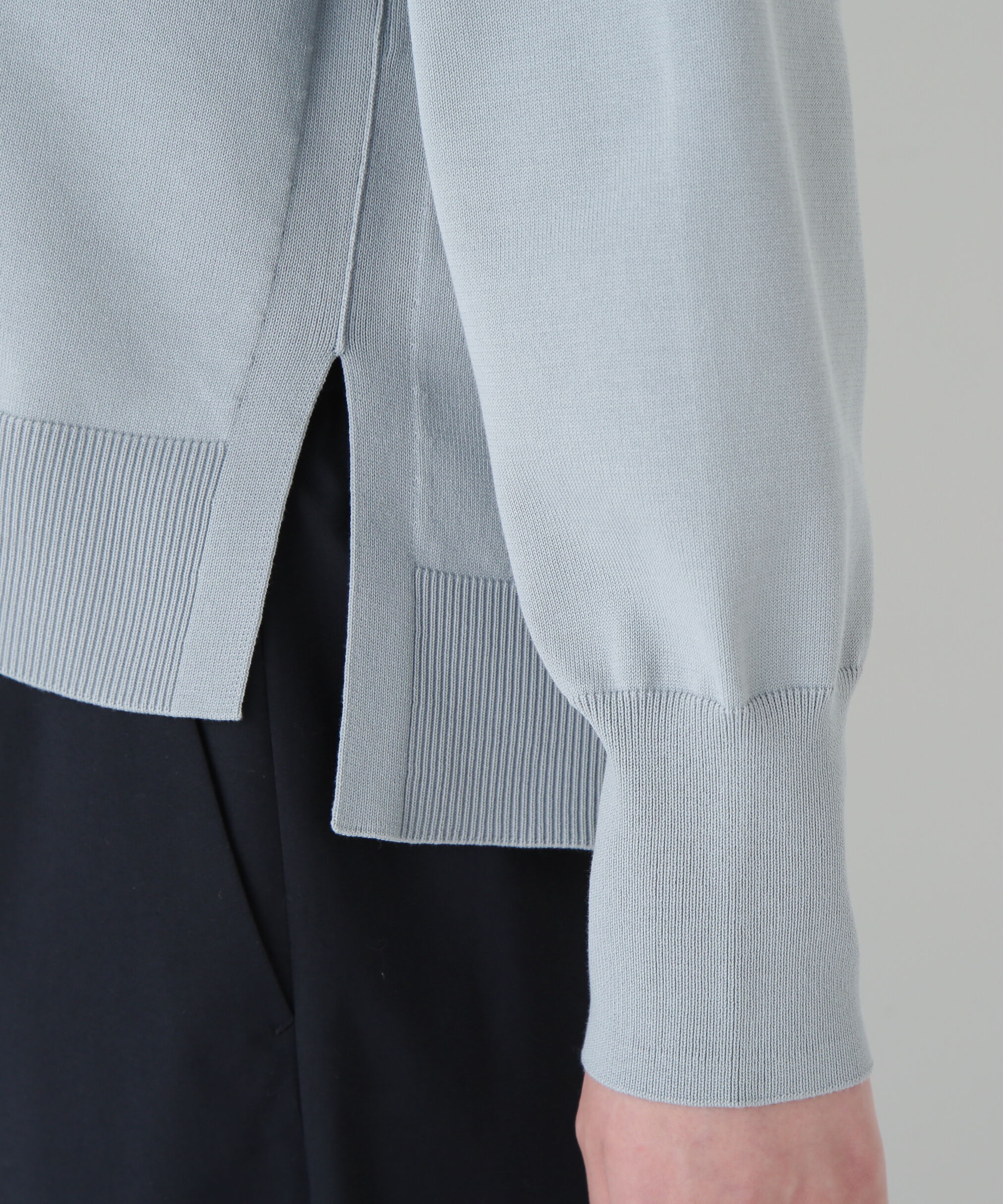  「◆オーガニックコットン混プレーティングカーディガン」|ニット・セーター|