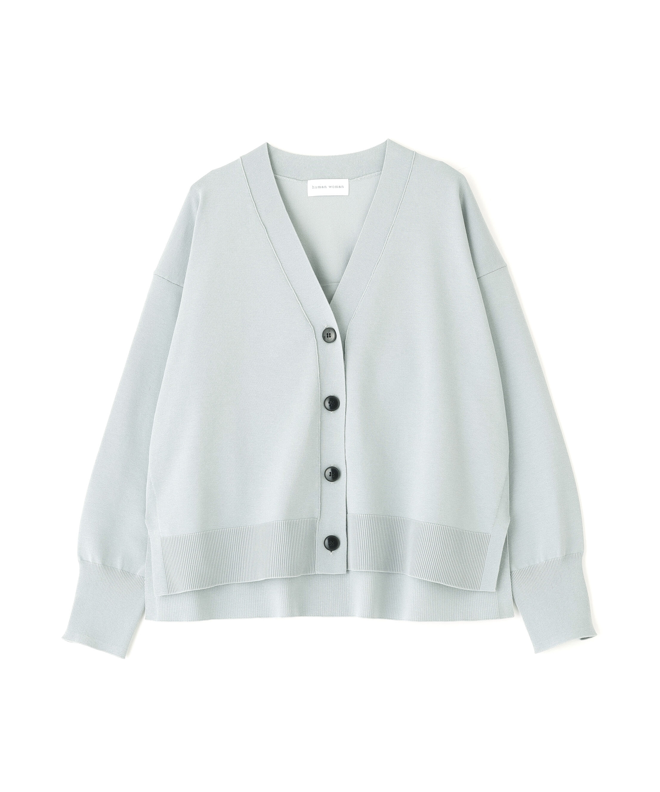  「◆オーガニックコットン混プレーティングカーディガン」|ニット・セーター|