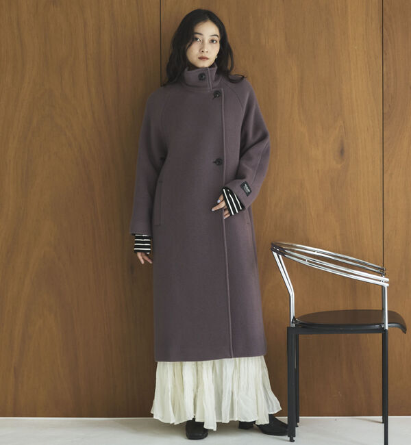 Doux archives「スタンドカラーコート」|ダッフルコート|