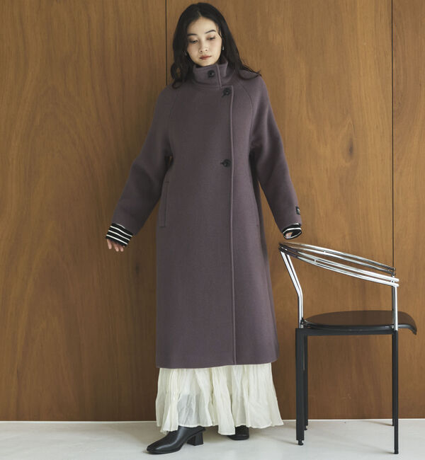 Doux archives「スタンドカラーコート」|ダッフルコート|