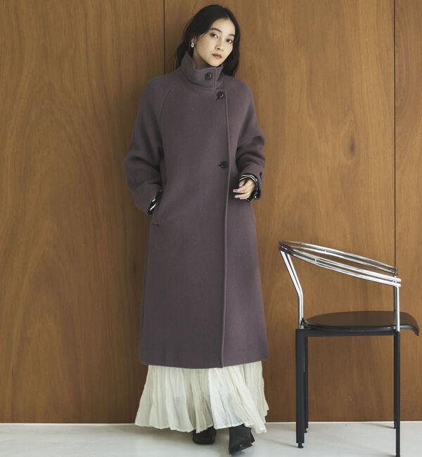 Doux archives「スタンドカラーコート」|ダッフルコート|