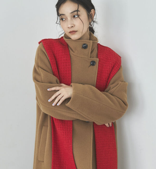 Doux archives「スタンドカラーコート」|ダッフルコート|