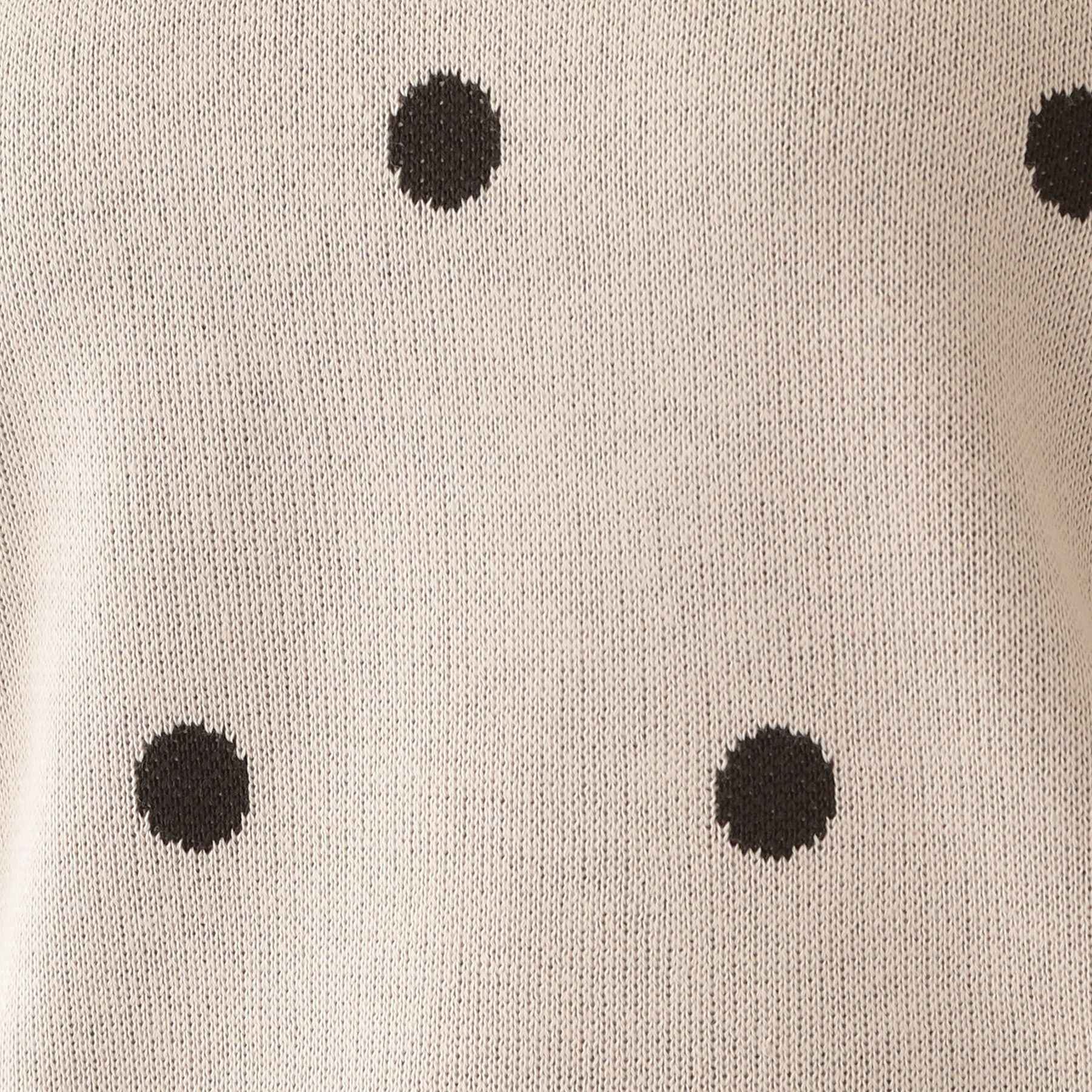 SHOO･LA･RUE「【S-LL】ドット柄が目を惹く ゆったりニット」|ニット・セーター|