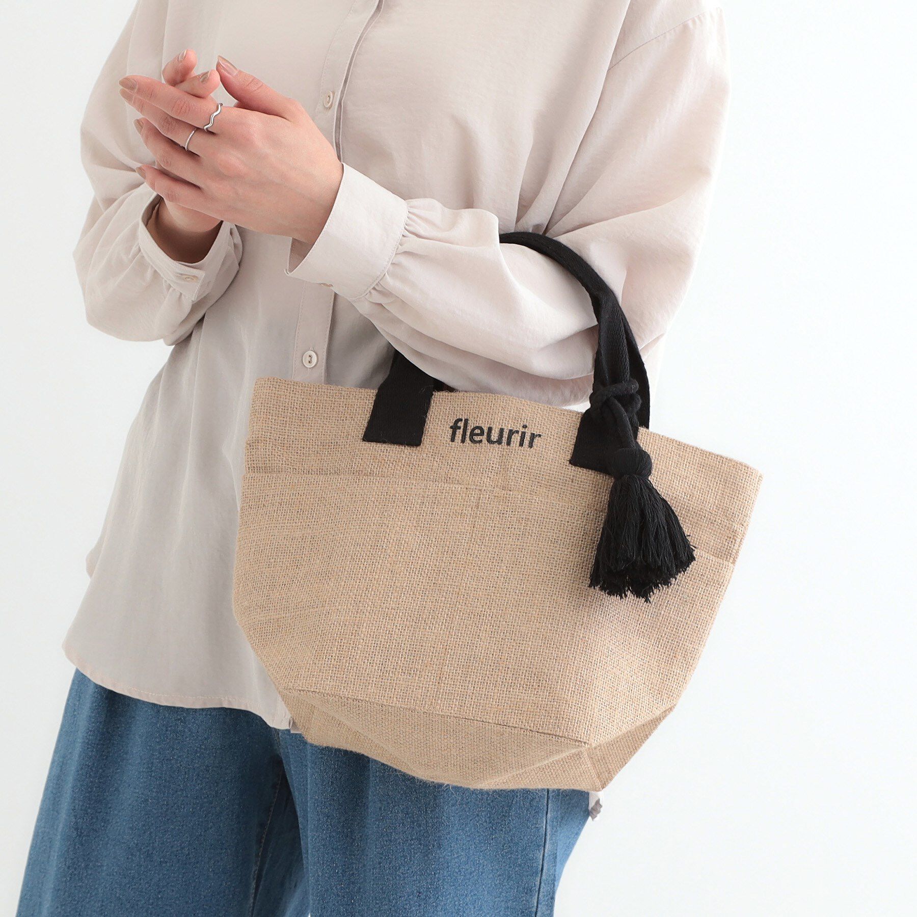 SHOO･LA･RUE「【高レビュー】夏を彩る ジュートランチトートバッグ」|トートバッグ|