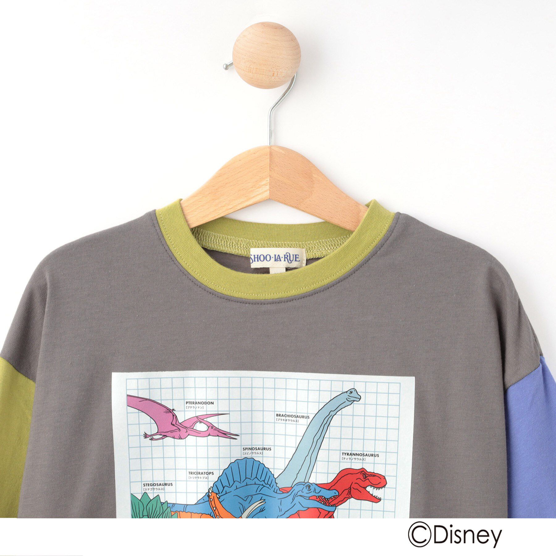 SHOO･LA･RUE「【Disney】トドラー袖配色ロンT」|Tシャツ・カットソー|