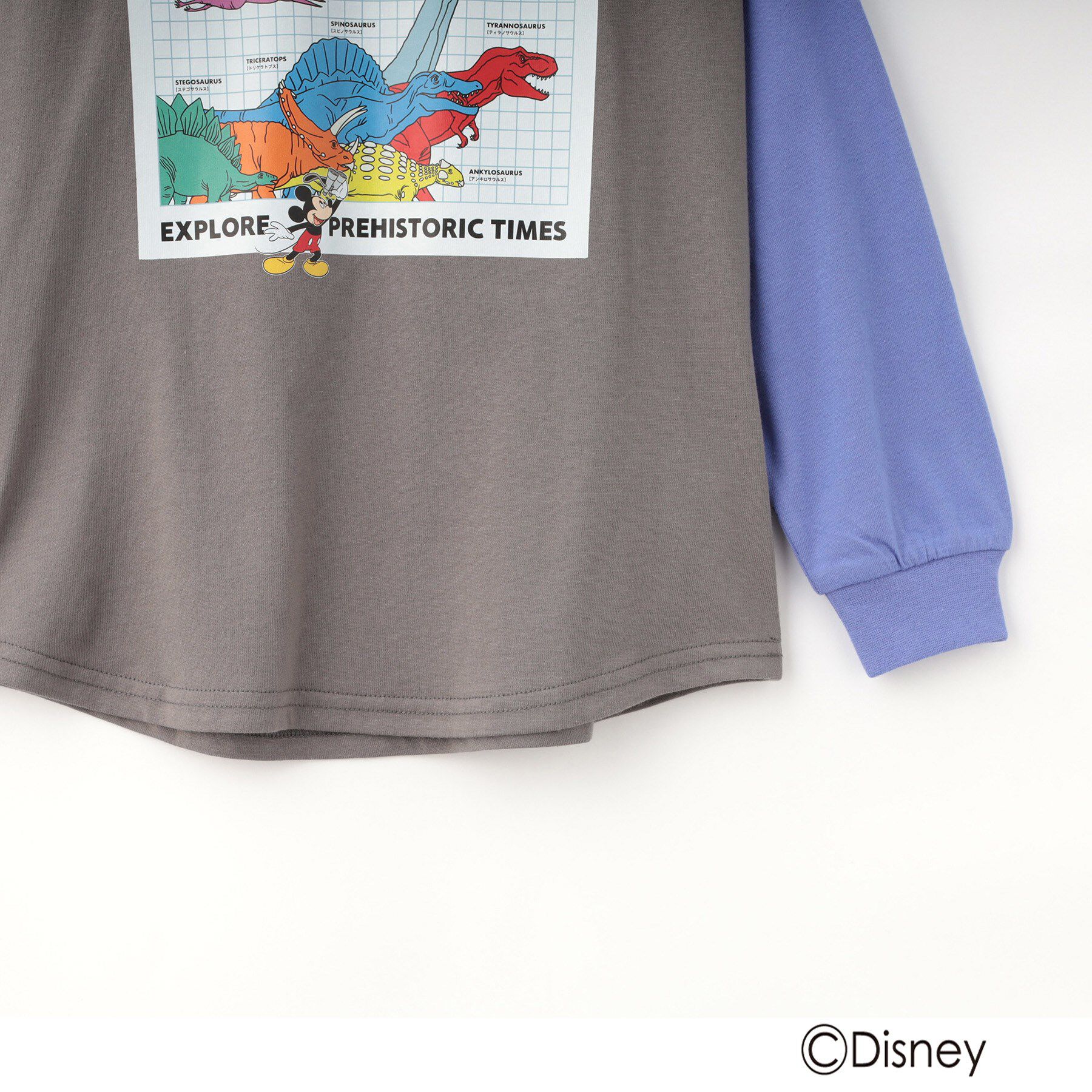 SHOO･LA･RUE「【Disney】トドラー袖配色ロンT」|Tシャツ・カットソー|