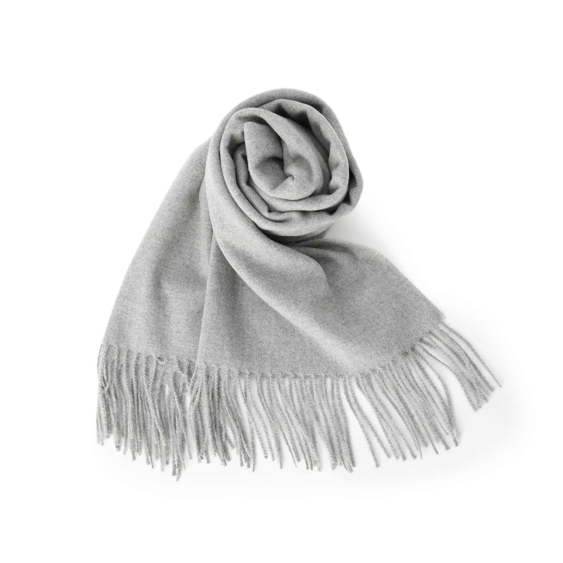 SHOO･LA･RUE「プレーン無地ストール」|ストール|グレー(012)