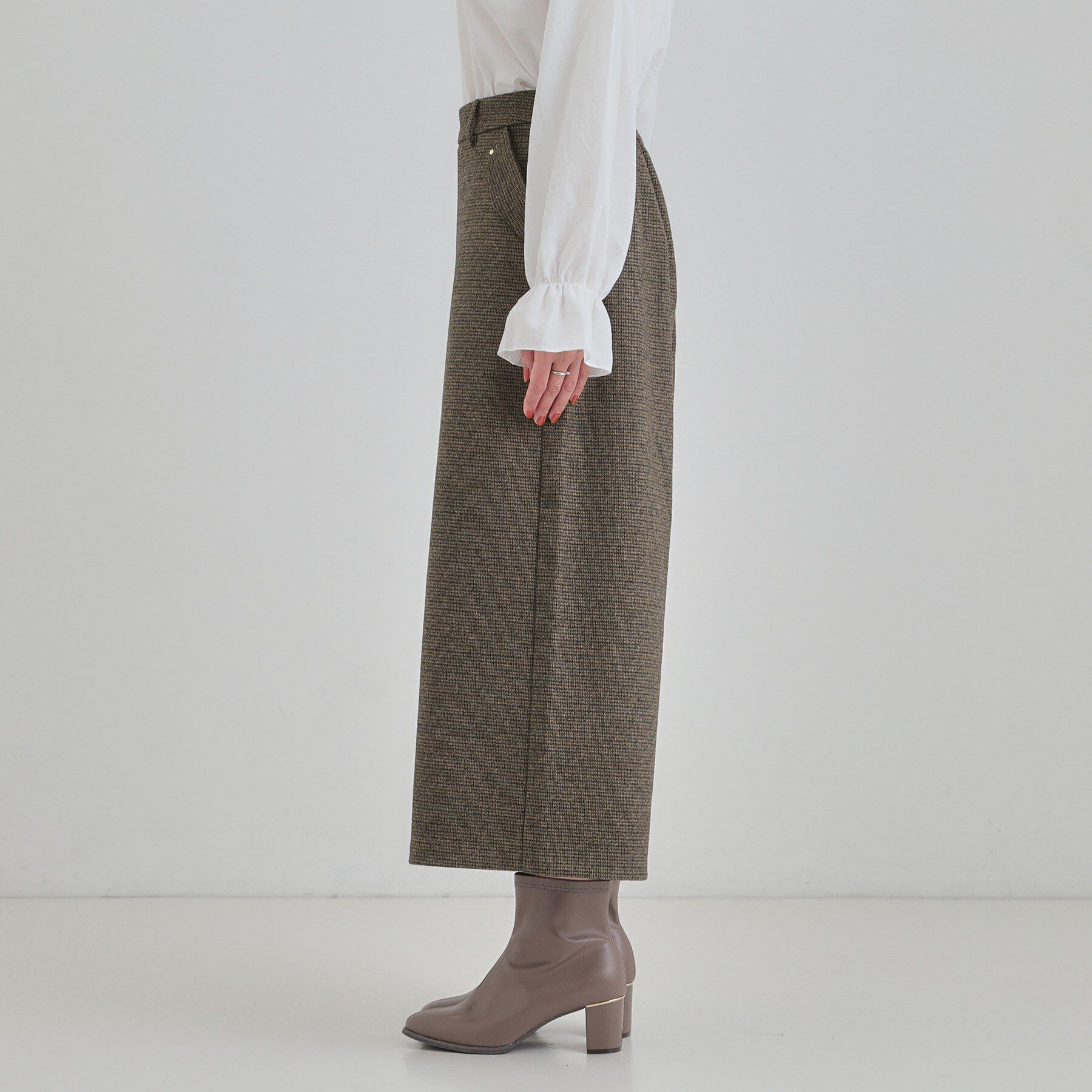 SHOO･LA･RUE「【あったか/S-LL】裏起毛ガウチョパンツ」|その他|