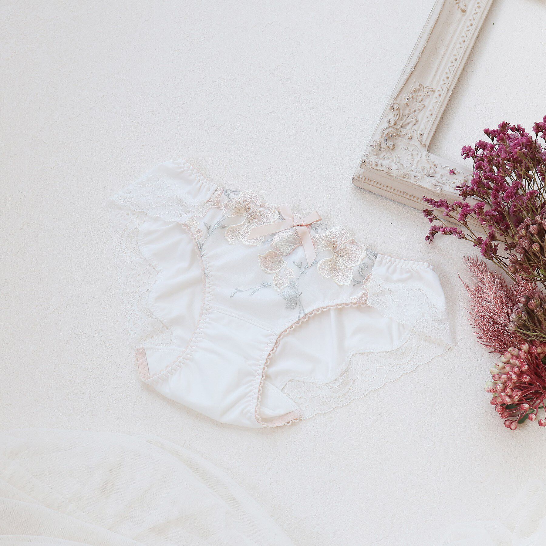 Risa Magli「クレモンス サニタリーショーツ」|インナー|アイボリー(004)