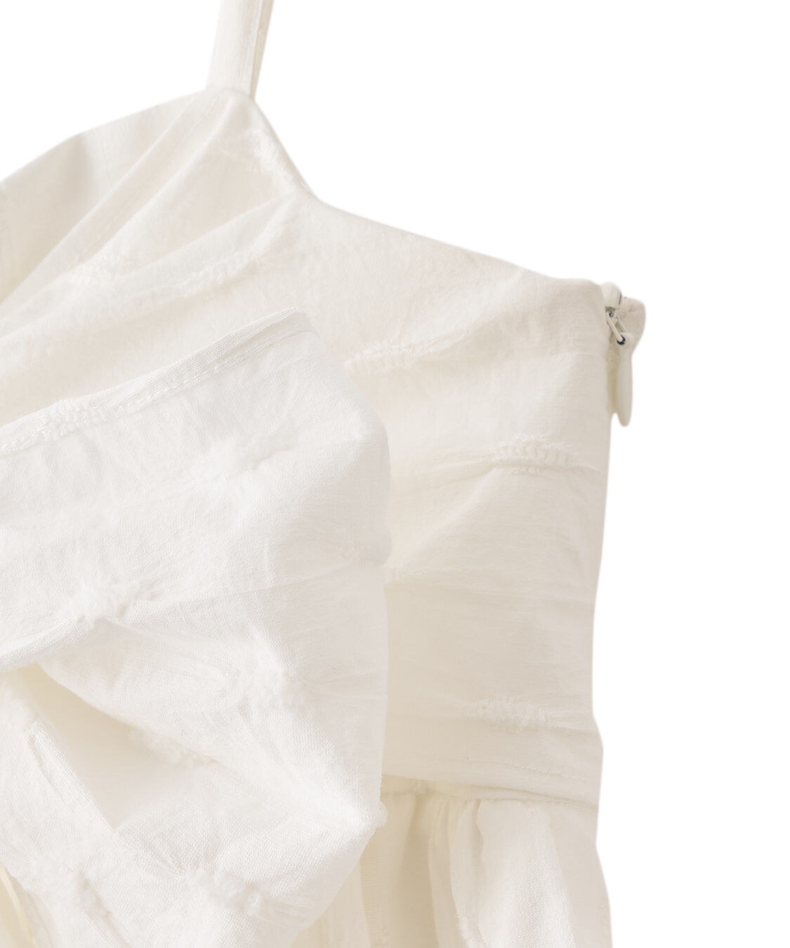 COCO DEAL「リボンペプラムジャカードキャミブラウス」|シャツ・ブラウス|