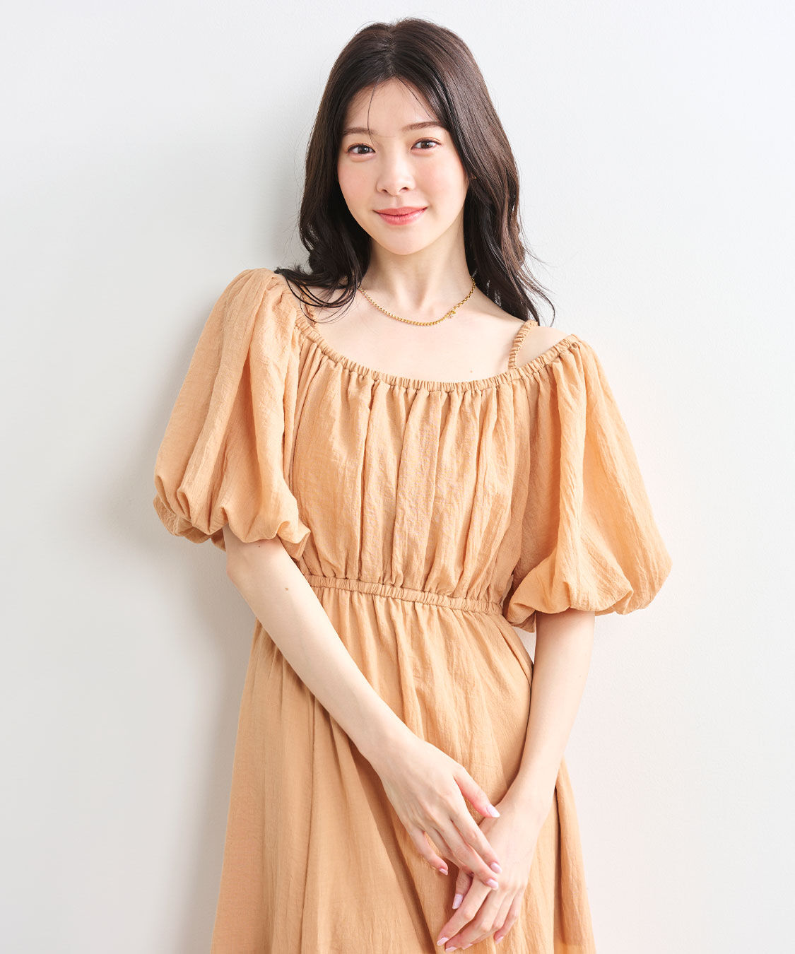 COCO DEAL「バルーンスリーブオフショルワンピース」|ワンピース|