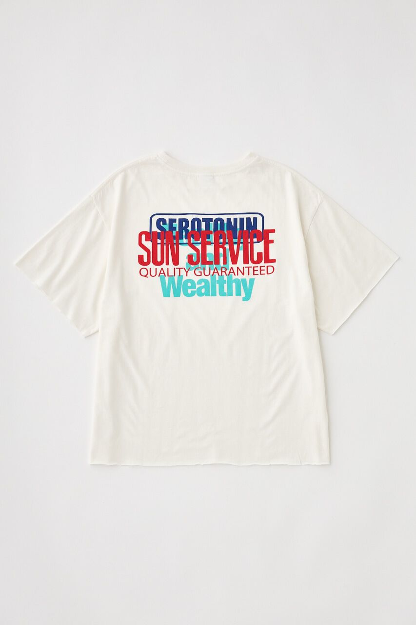 MOUSSY「DAMAGED BACK LOGO Tシャツ」|Tシャツ・カットソー|