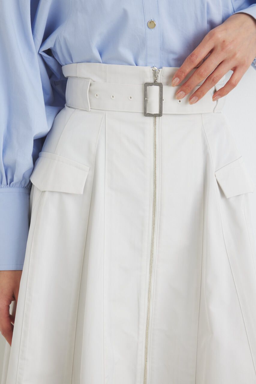 rienda「ハイウエストトレンチフレアSK」|スカート|