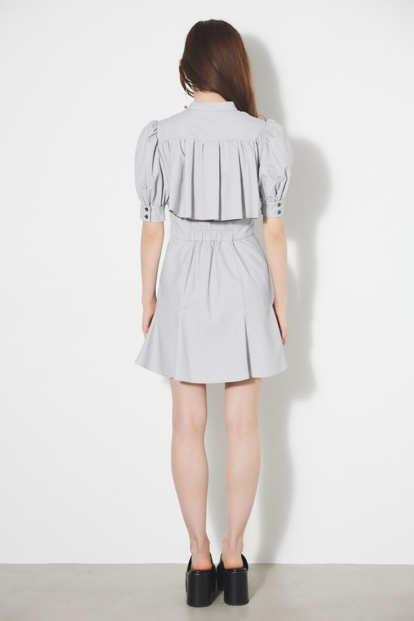 rienda「バックフリルオープンマーメイドミニOP」|ワンピース|