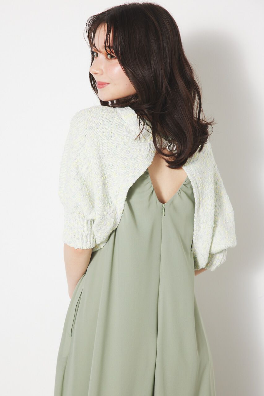 rienda「2WAYクロップドボレロKnit CD」|カーディガン|