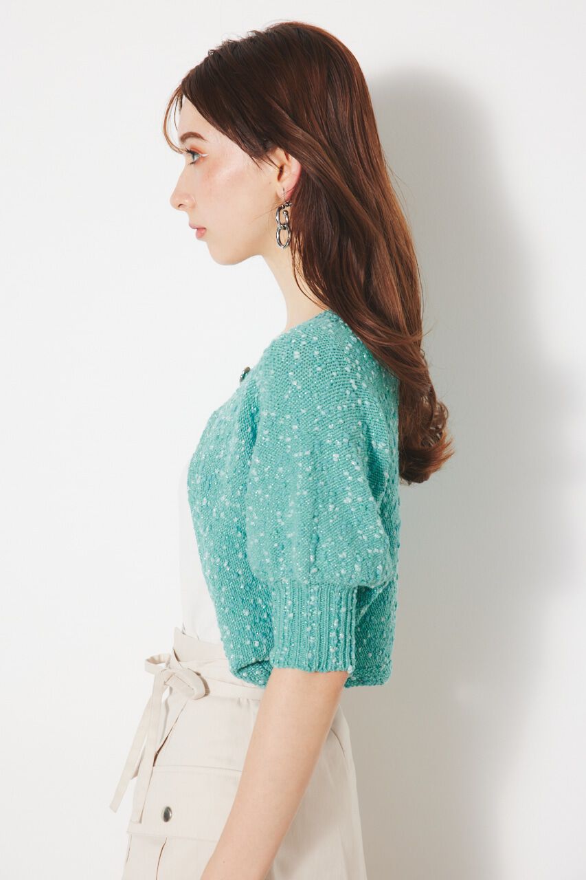 rienda「2WAYクロップドボレロKnit CD」|カーディガン|