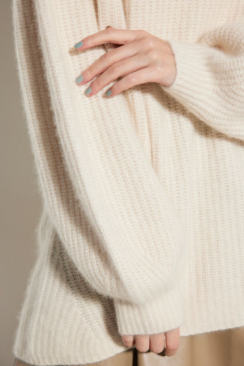 rienda「ラクーンMIXKnitTOP」|ニット・セーター|