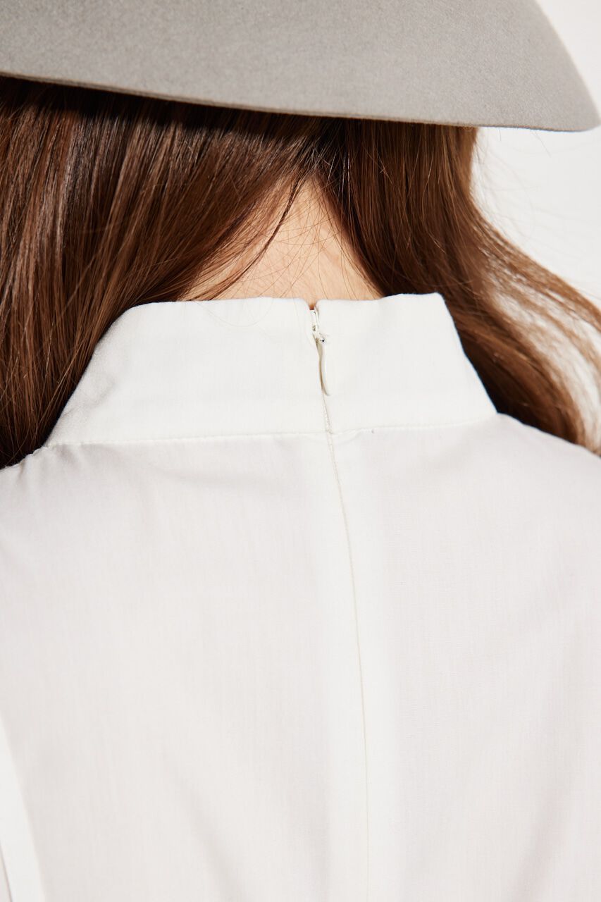 rienda「ビスチェディテールギャザーフレアOP」|ワンピース|