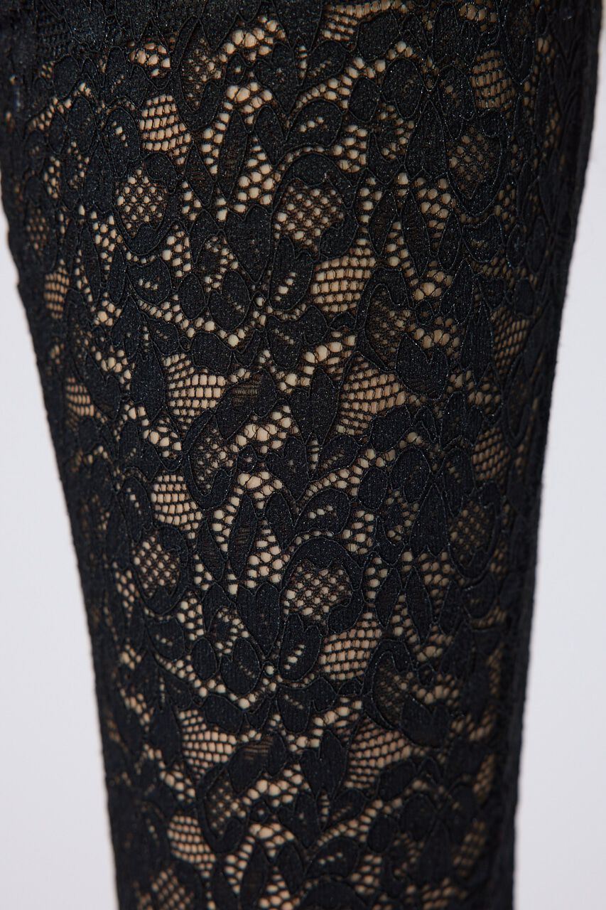 rienda「レースフレアジャストウエストパンツ」|その他|