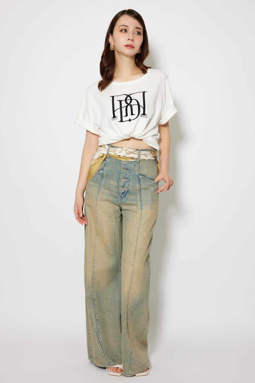 rienda「RDロゴTシャツ」|Tシャツ・カットソー|